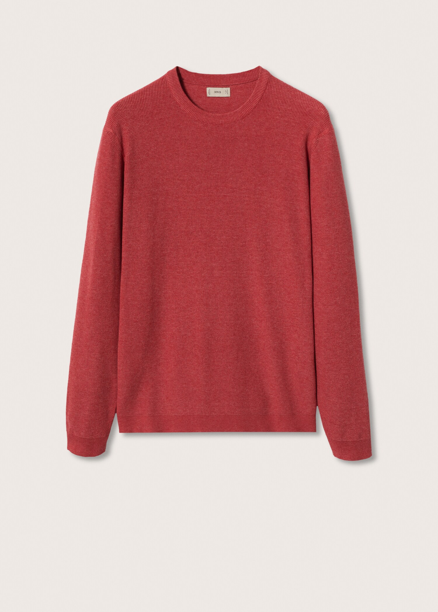 Structured cotton sweater - Article without model