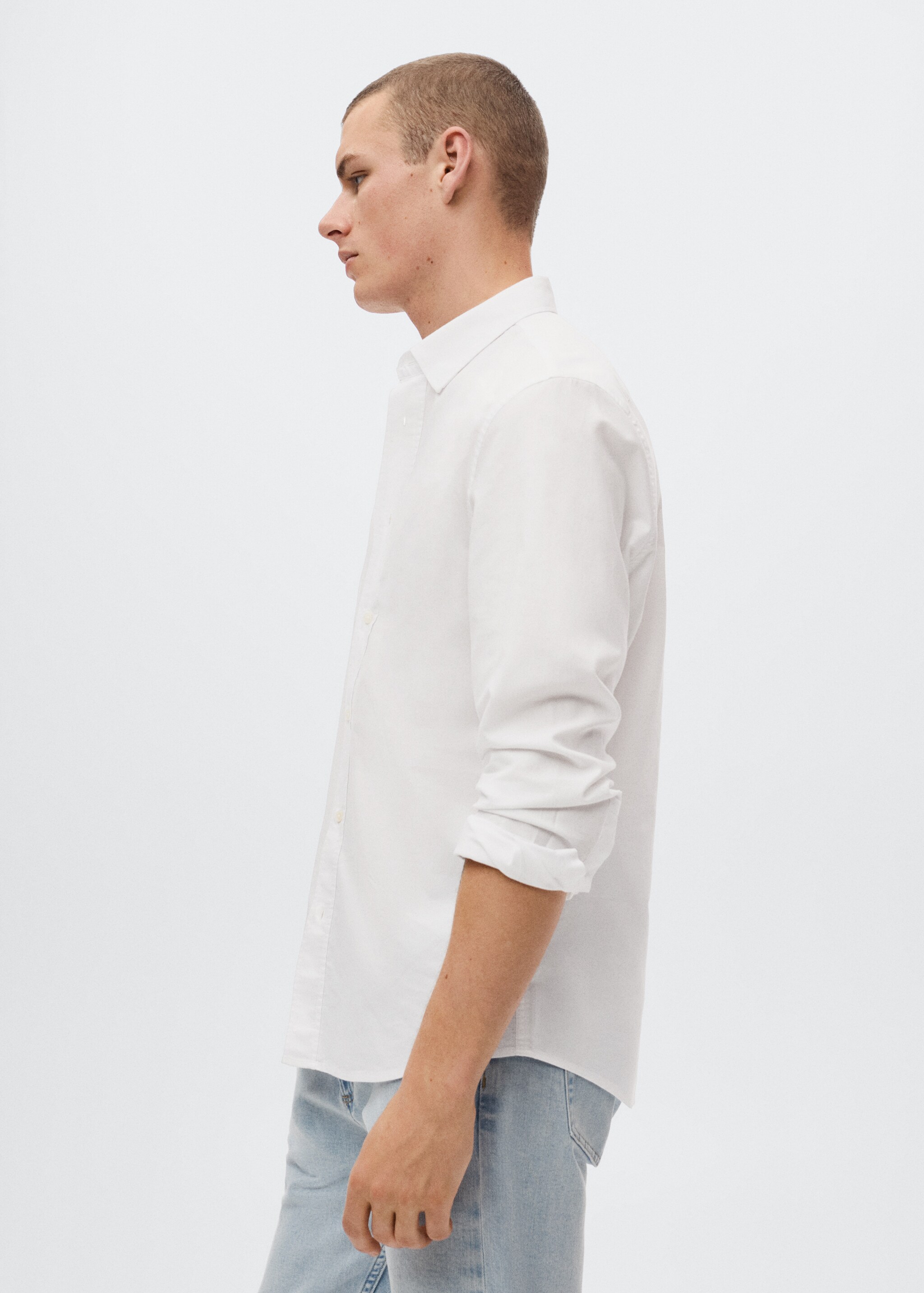 Regular fit cotton shirt - Details of the article 2