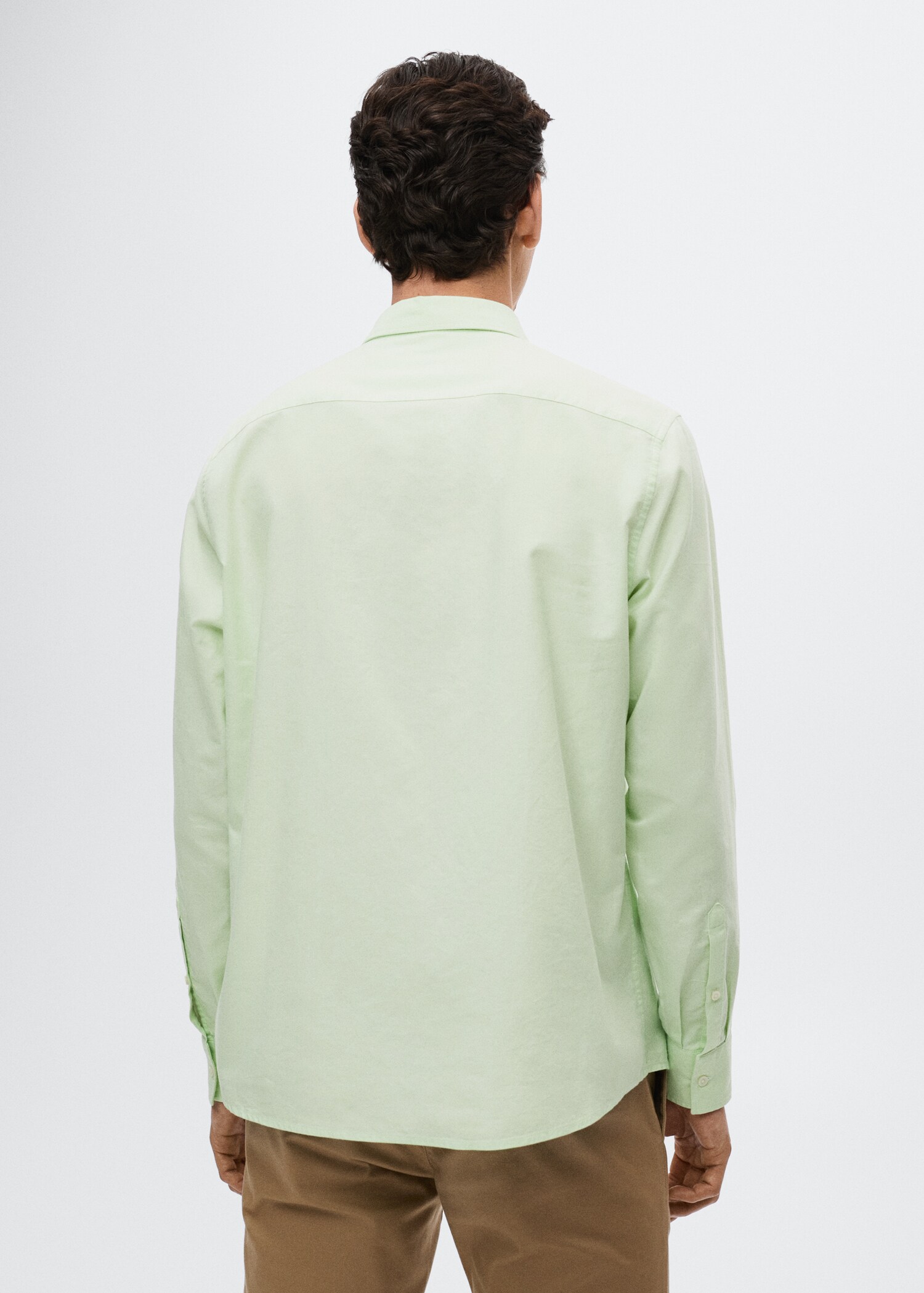 Camisa regular fit cotó - Revers de l'article