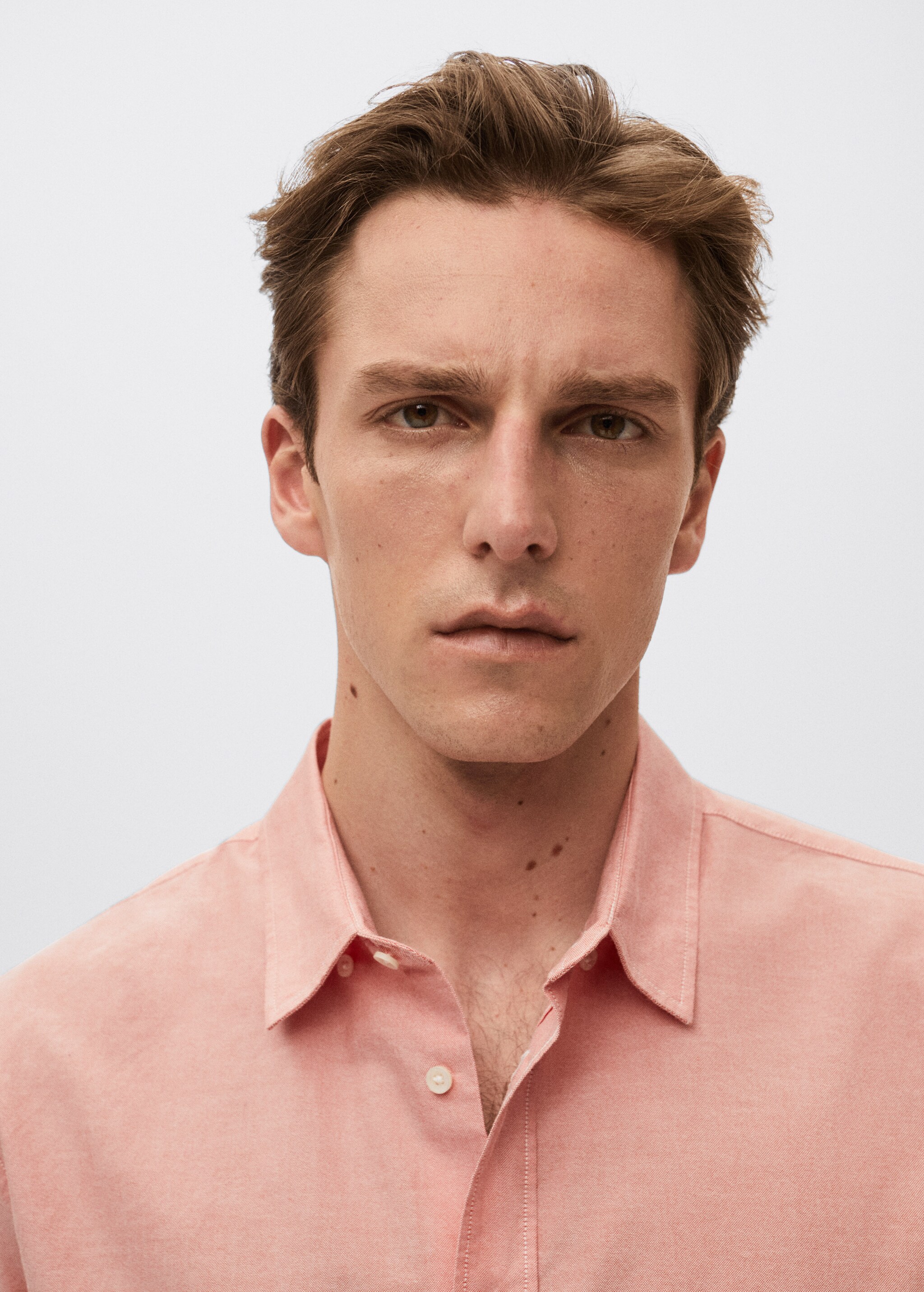 Regular fit cotton shirt - Details of the article 1