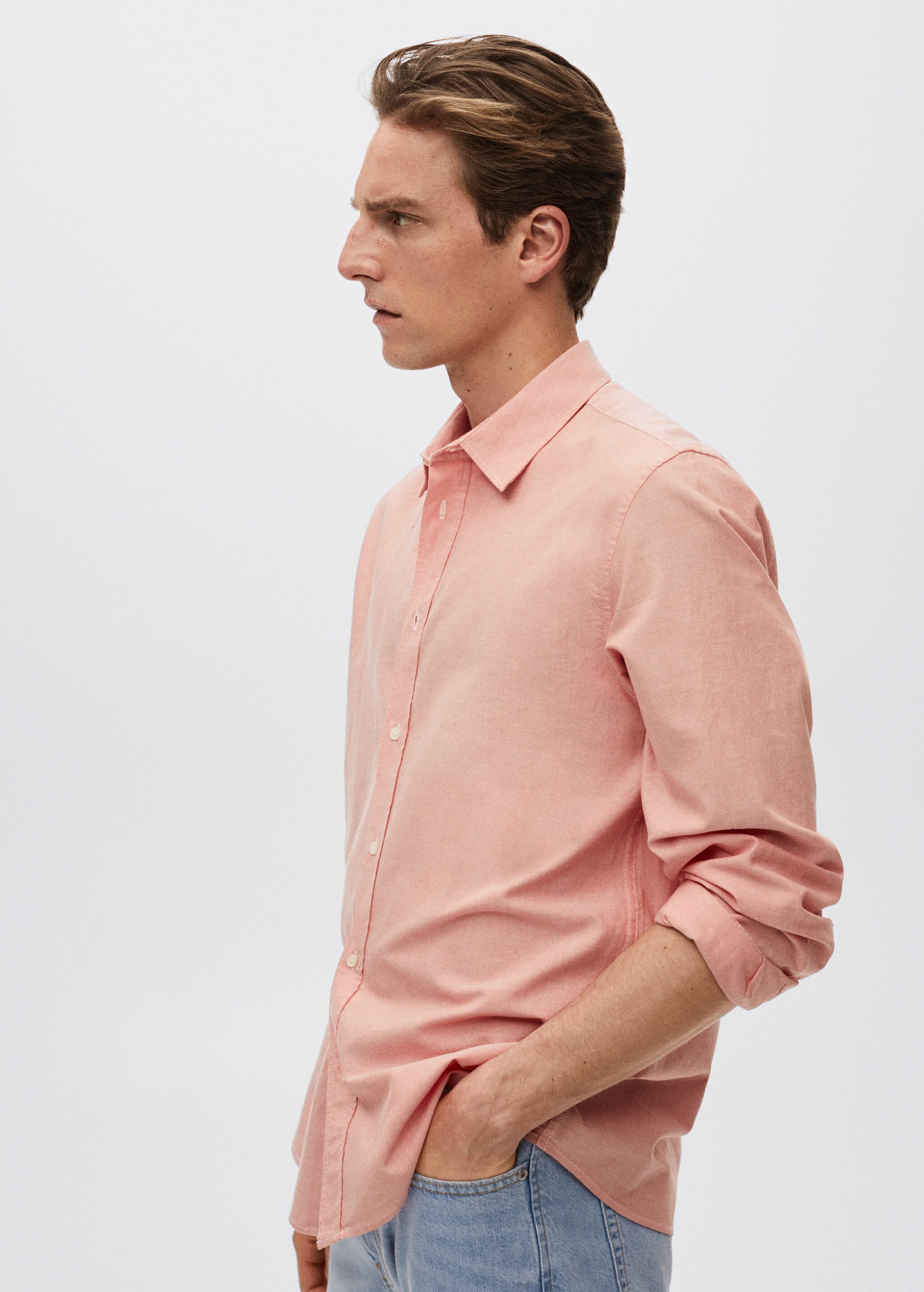 Regular fit cotton shirt - Details of the article 2