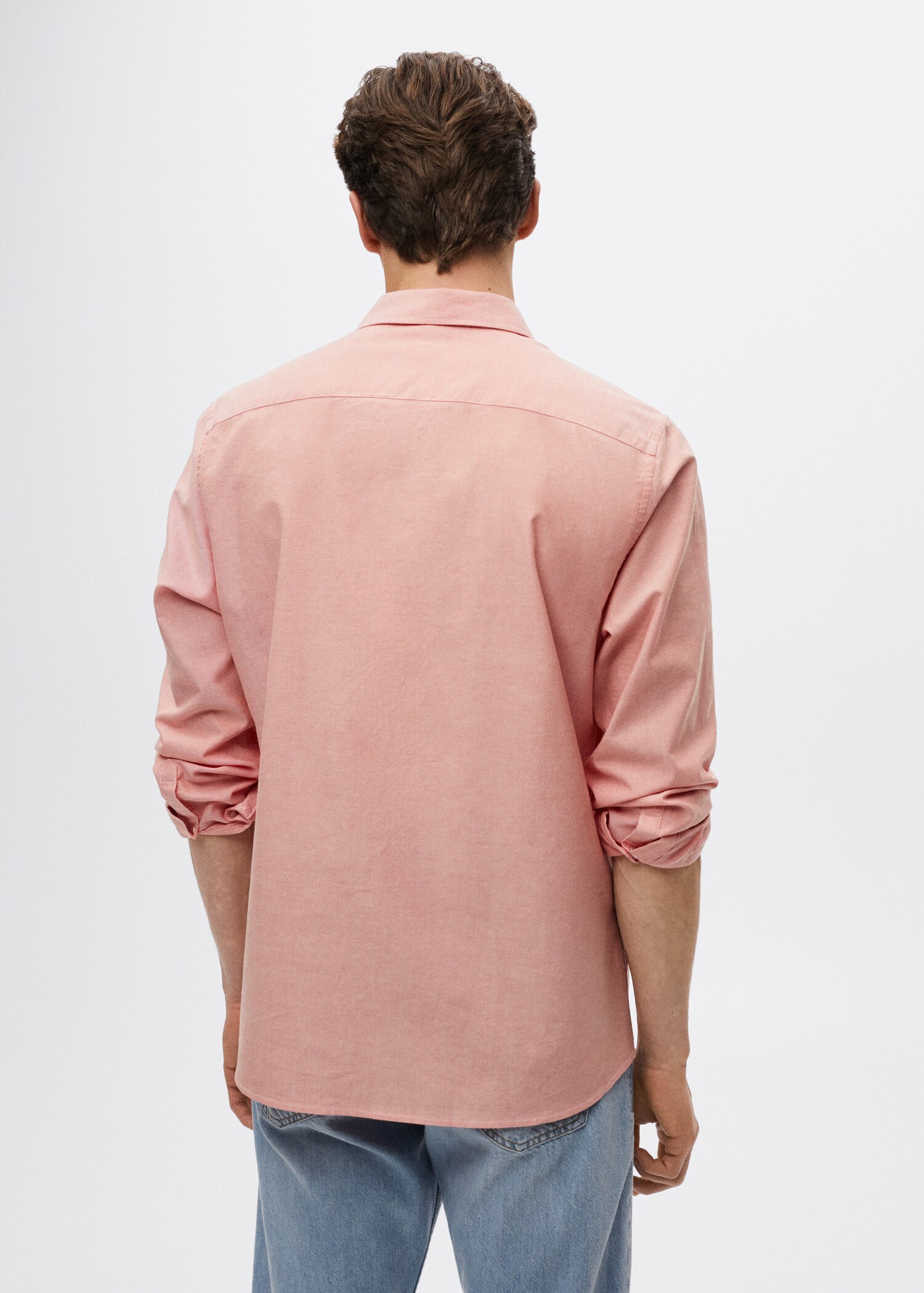 Camisa regular fit cotó - Revers de l'article