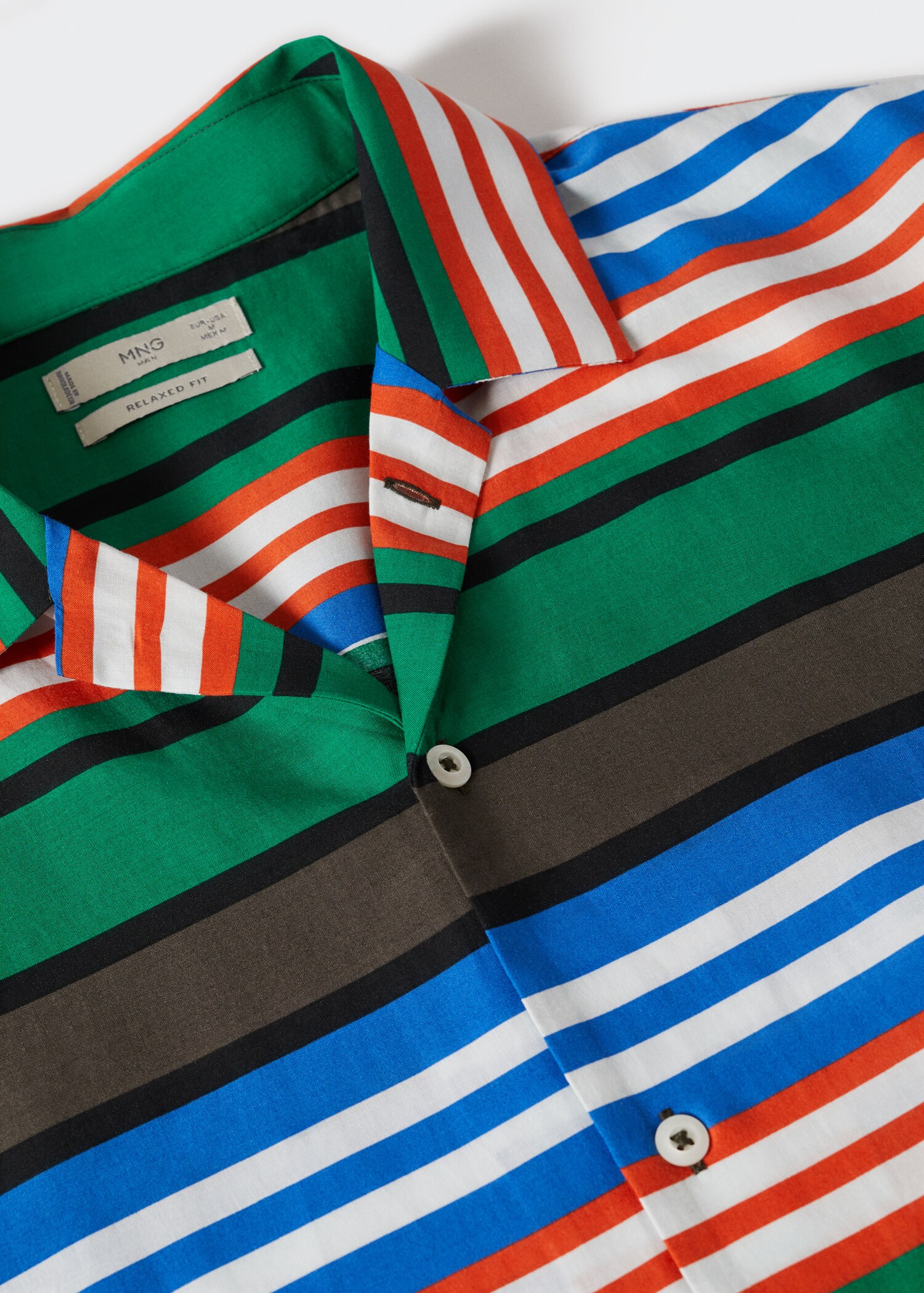 Striped flowy shirt - Details of the article 8