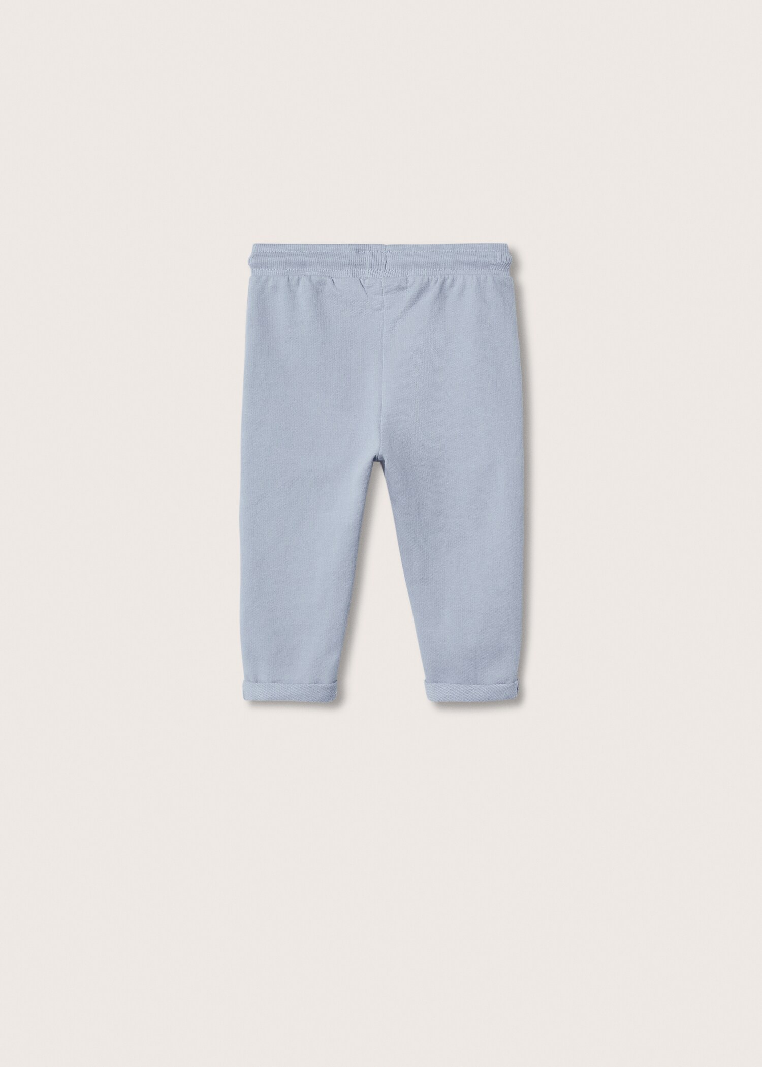 Cotton jogger-style trousers - Reverse of the article