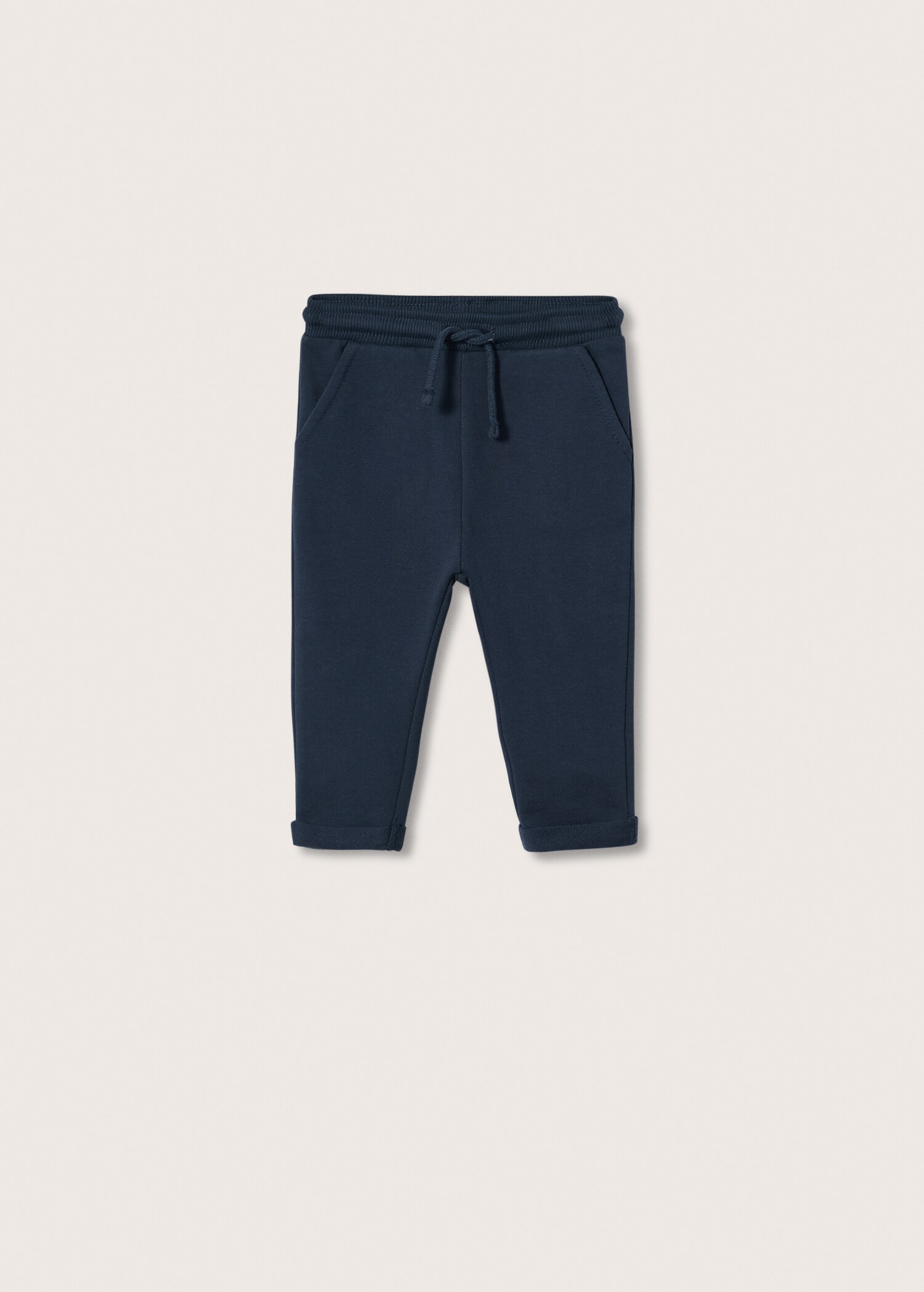 Cotton jogger-style trousers - Article without model