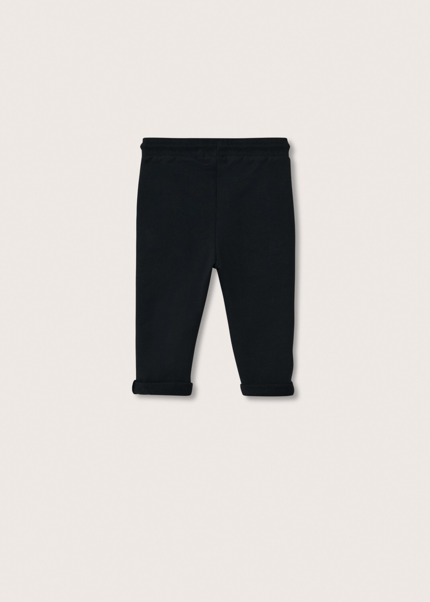 Cotton jogger-style trousers - Reverse of the article