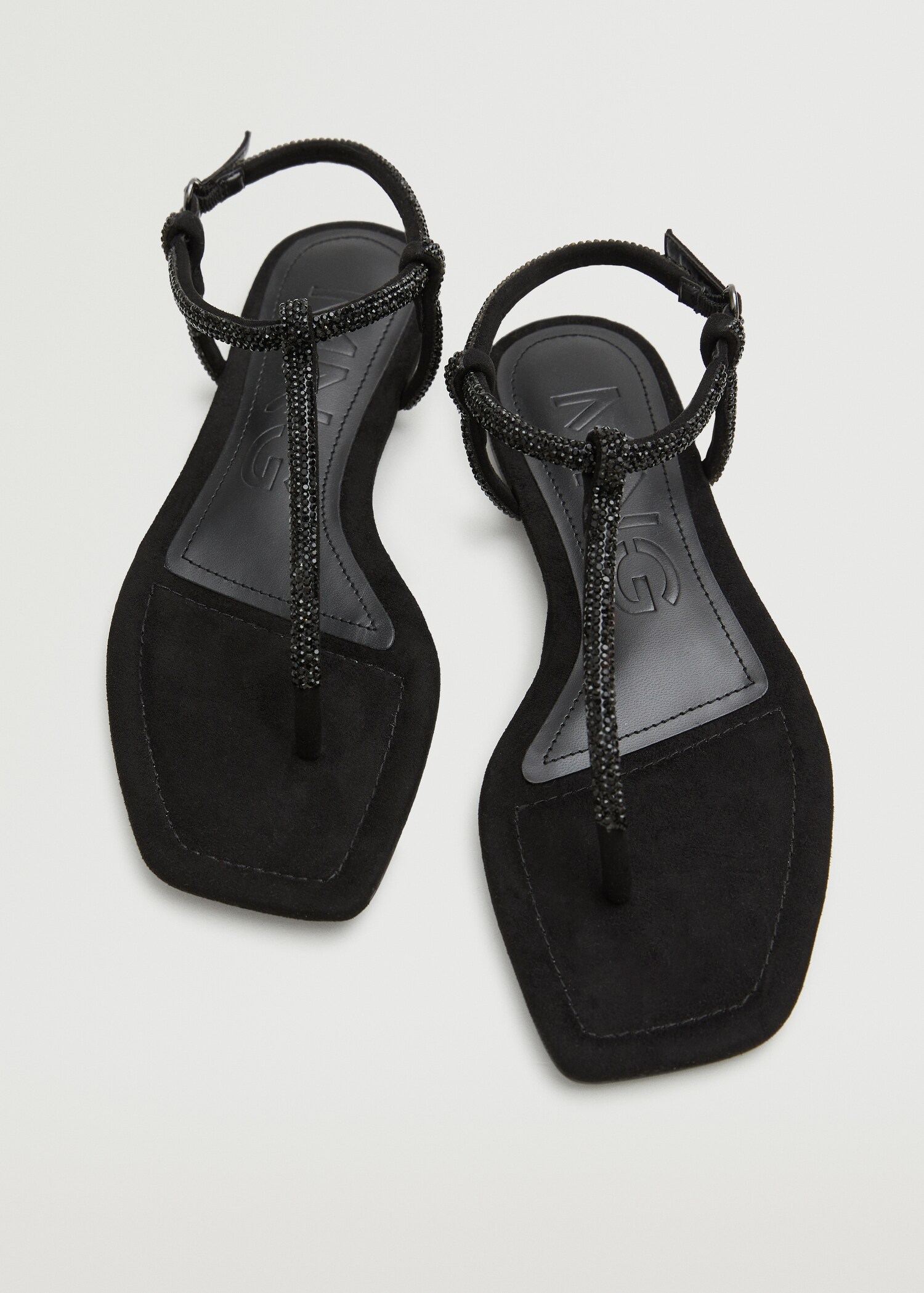 Riemensandalen mit Strassbesatz - Detail des Artikels 3