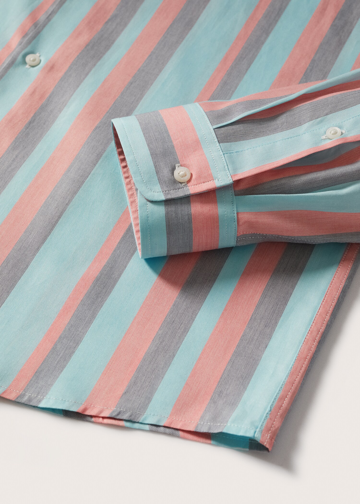 Regular-fit cotton striped shirt - Details of the article 8