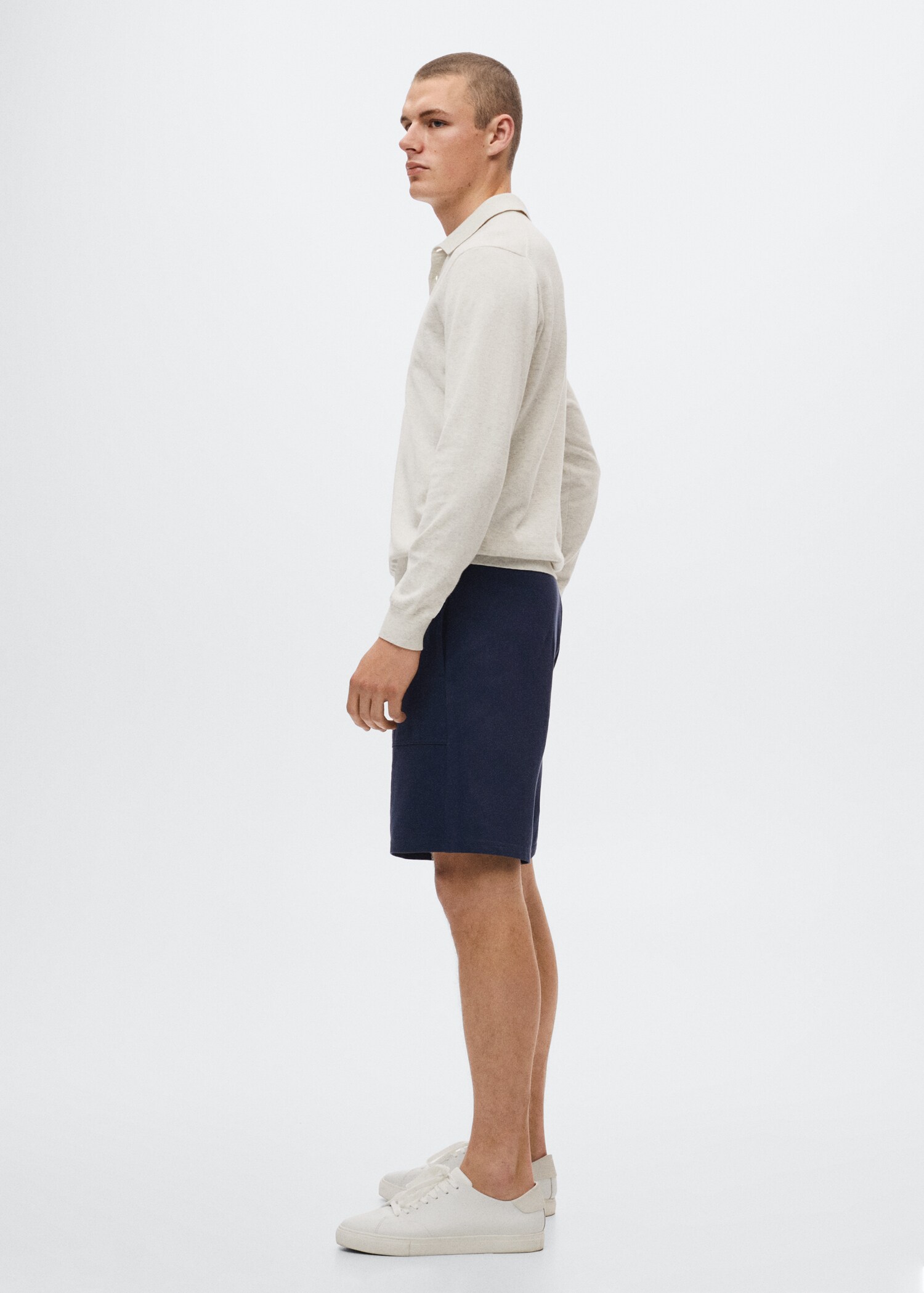 Jogger cotton Bermuda short - Details of the article 2