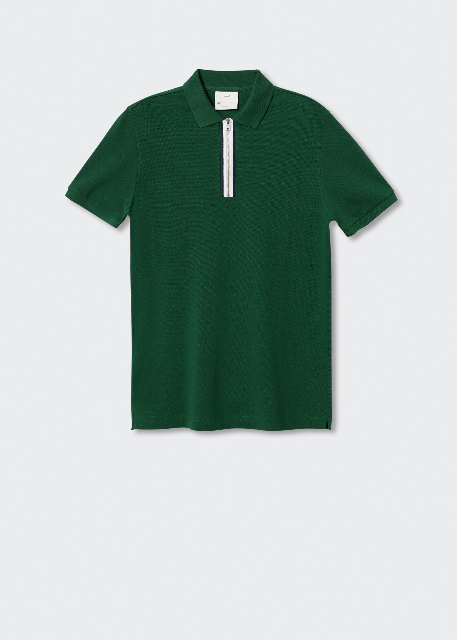 Polo cremallera contraste - Artículo sin modelo