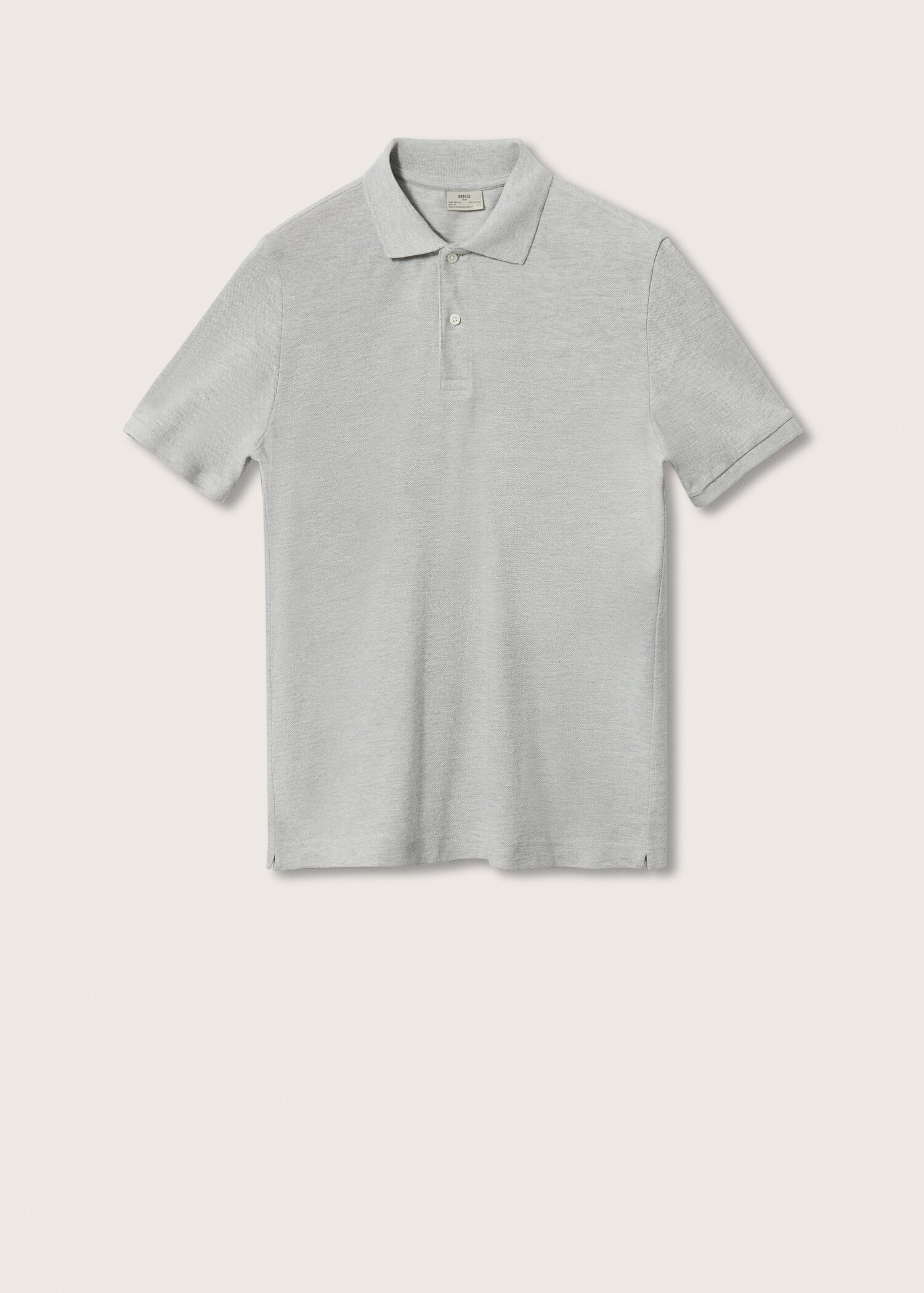 Polo z bawełnianej piki - Artykuł bez modela/modelki