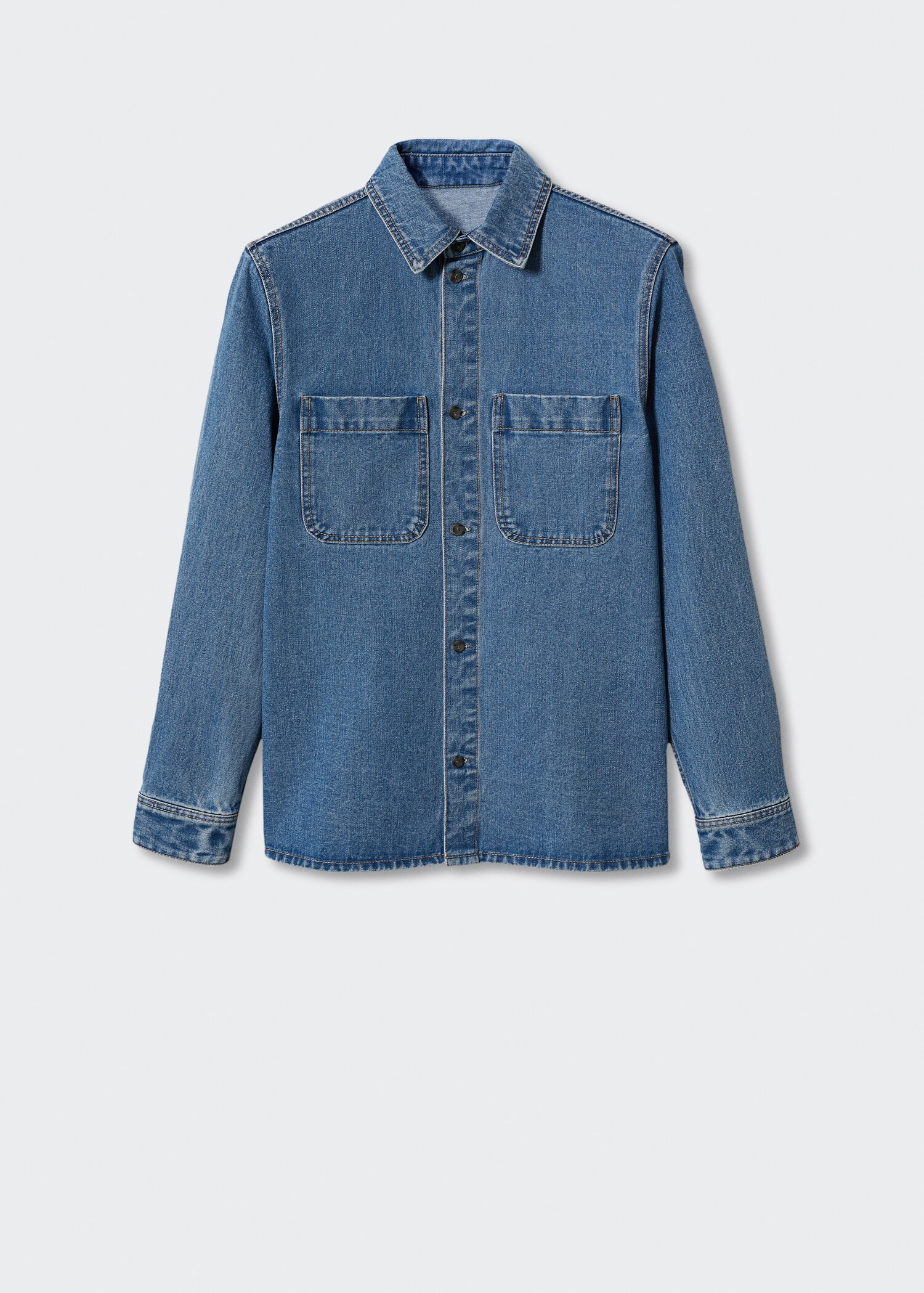 Pocket denim overshirt - Article without model