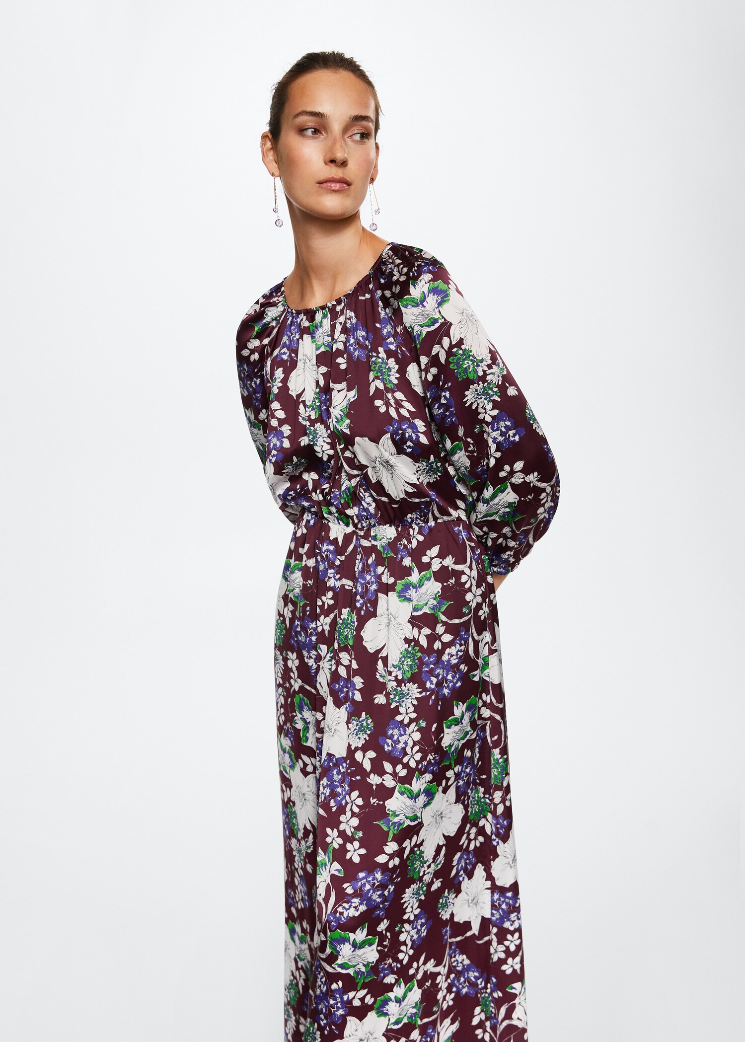 Flower print dress - Medium plane