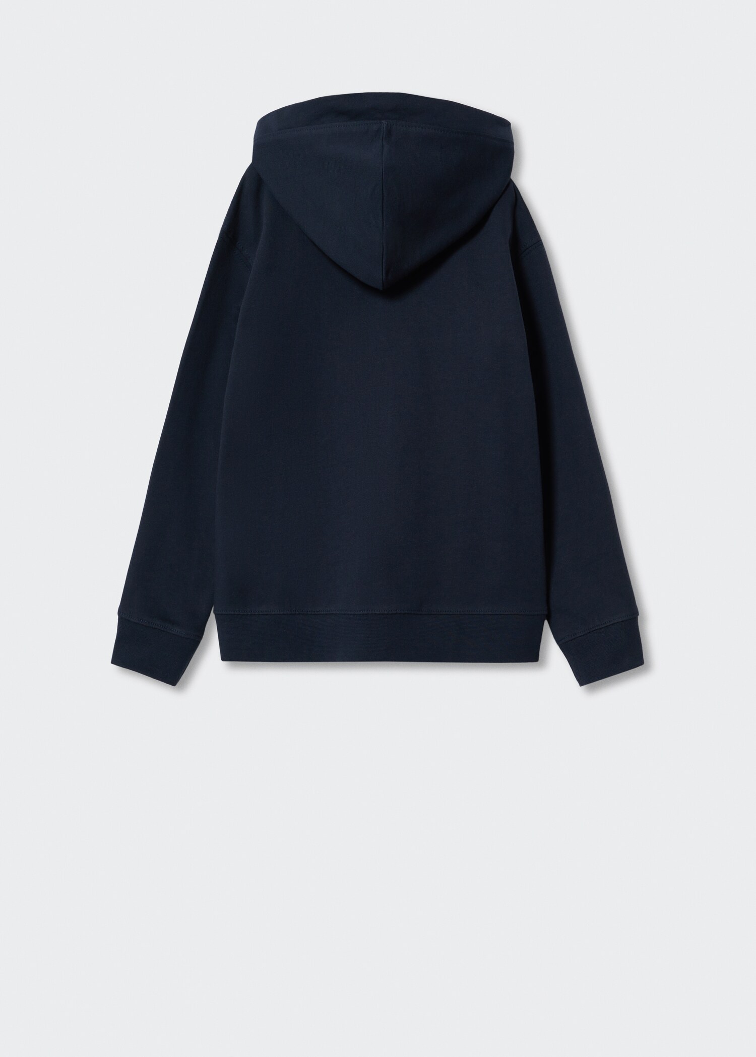 Sweat-shirt zippé à capuche - Verso de l’article