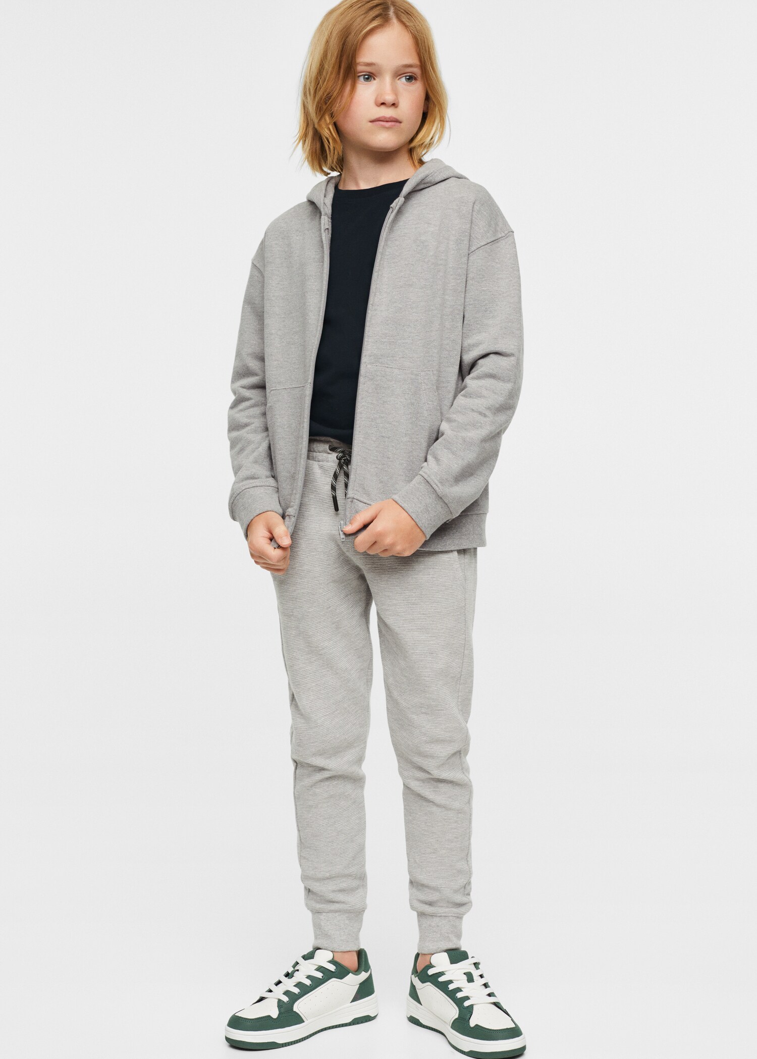 Sweat-shirt zippé à capuche - Détail de l'article 2