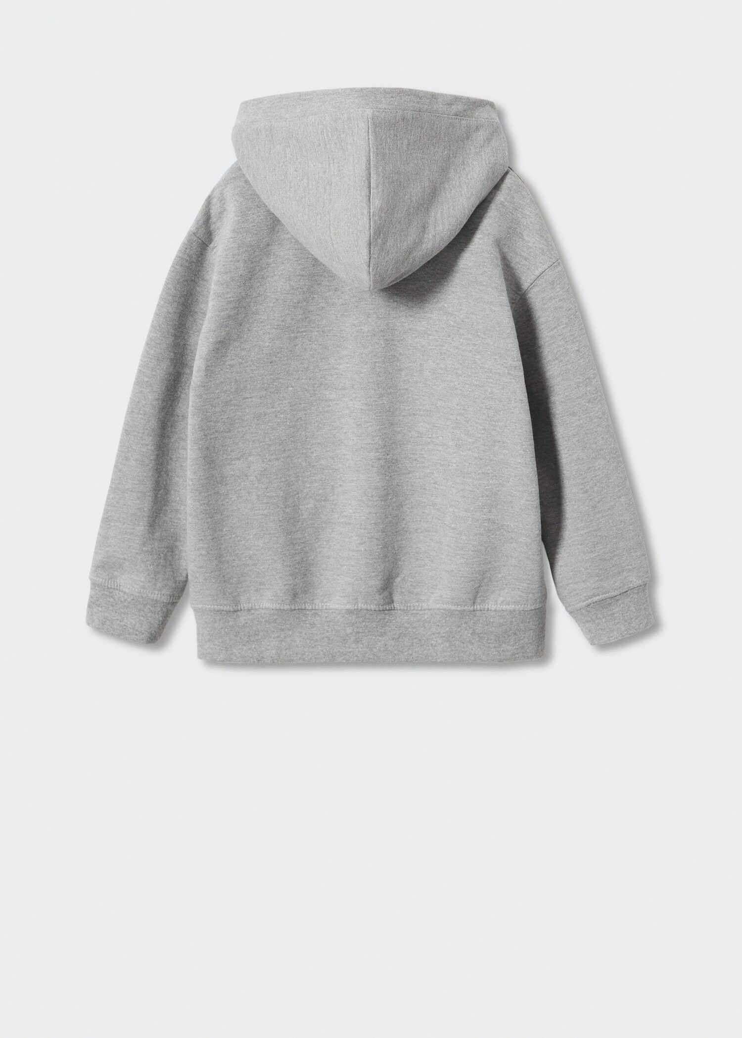 Sweat-shirt zippé à capuche - Verso de l’article