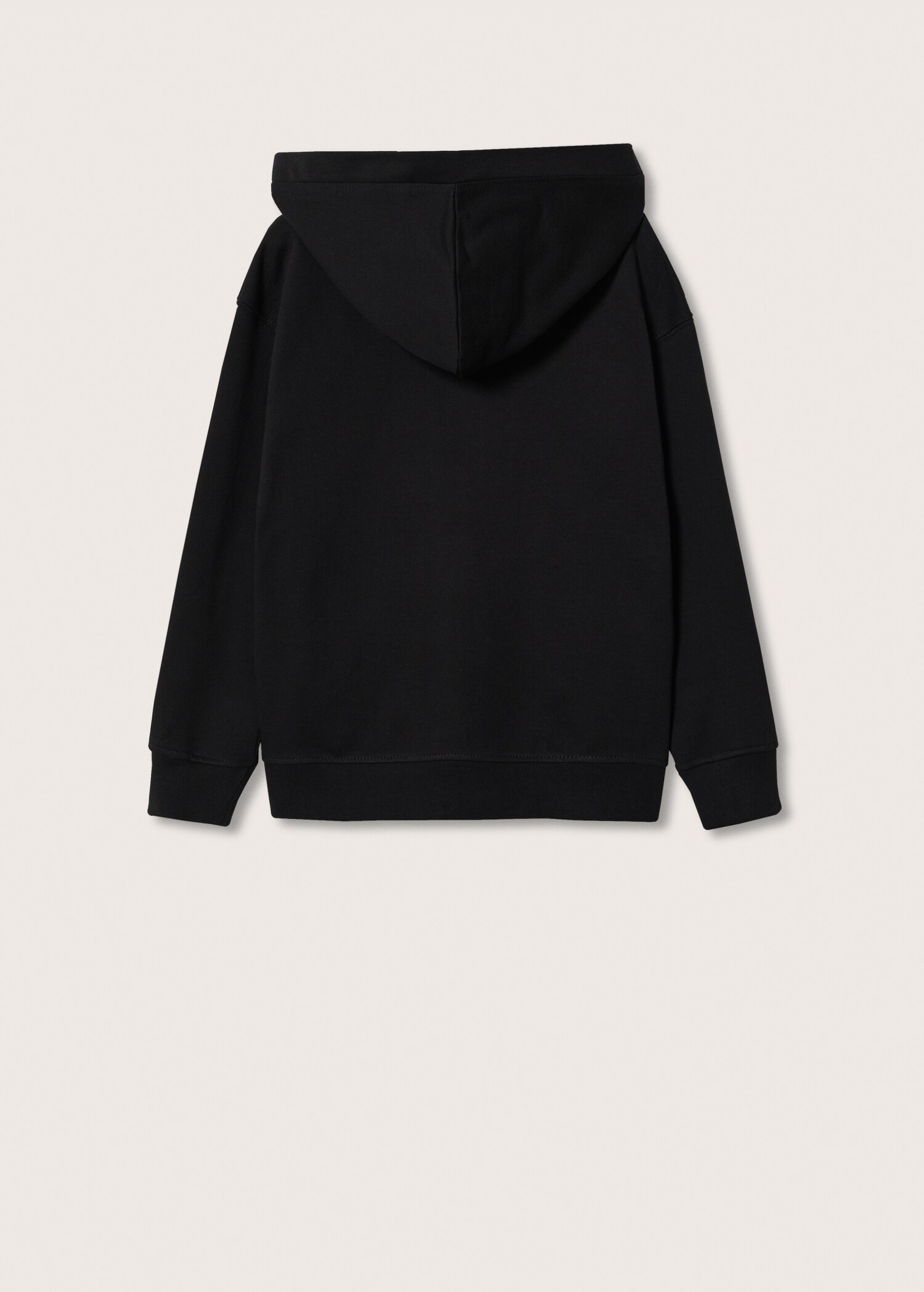 Sweat-shirt zippé à capuche - Verso de l’article