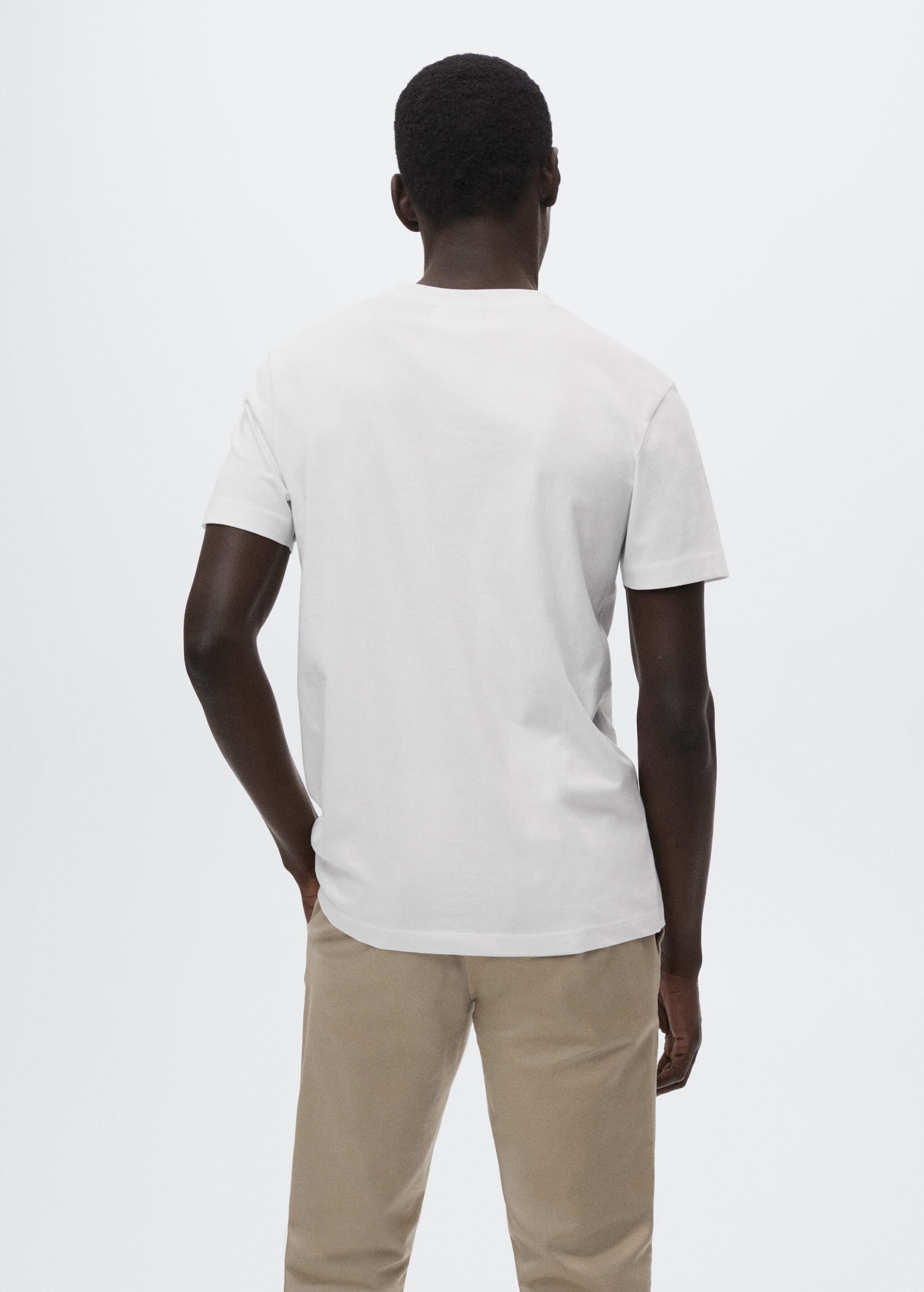 T-shirt basique coton durable - Verso de l’article
