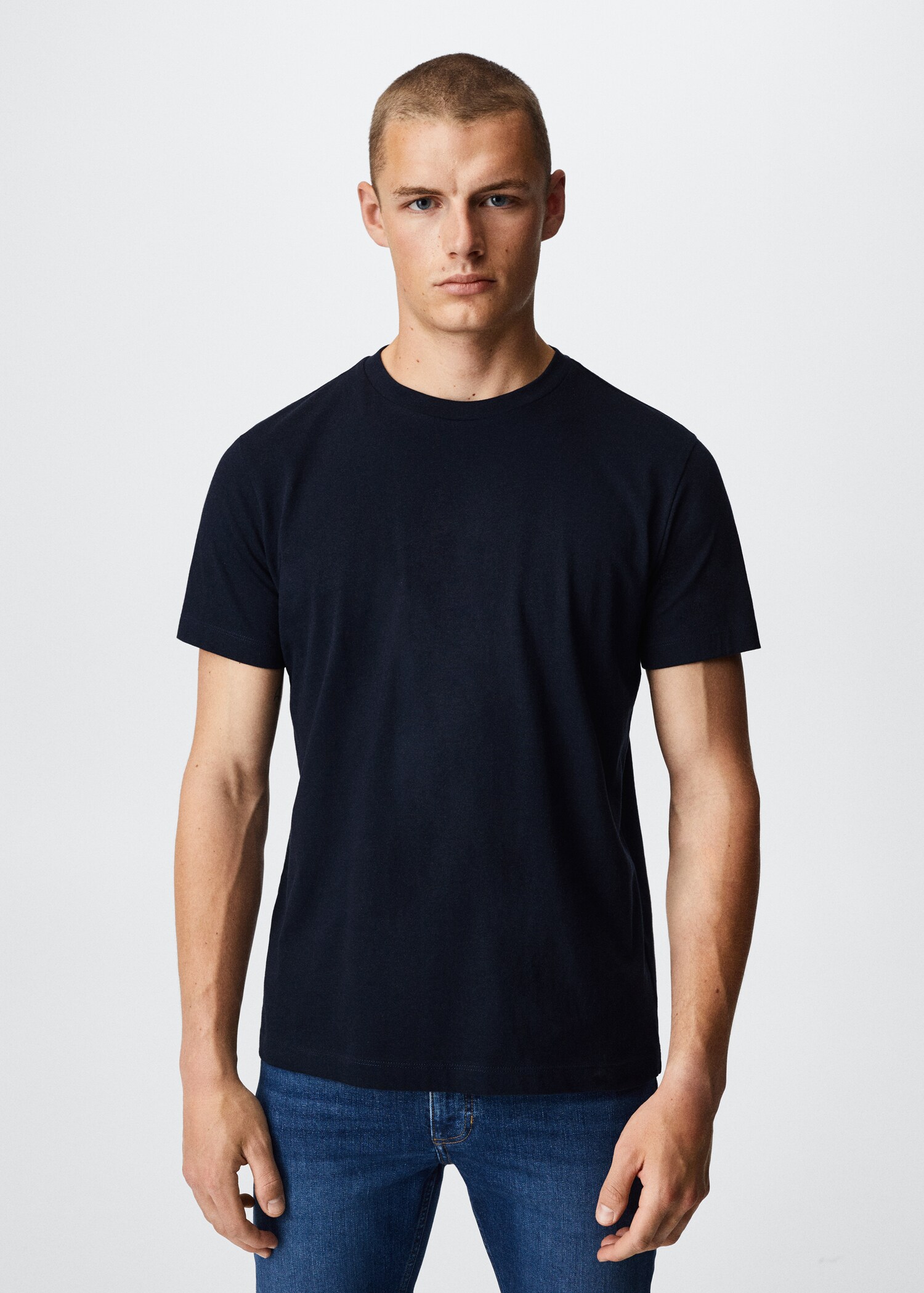 T-shirt basique coton durable - Plan moyen