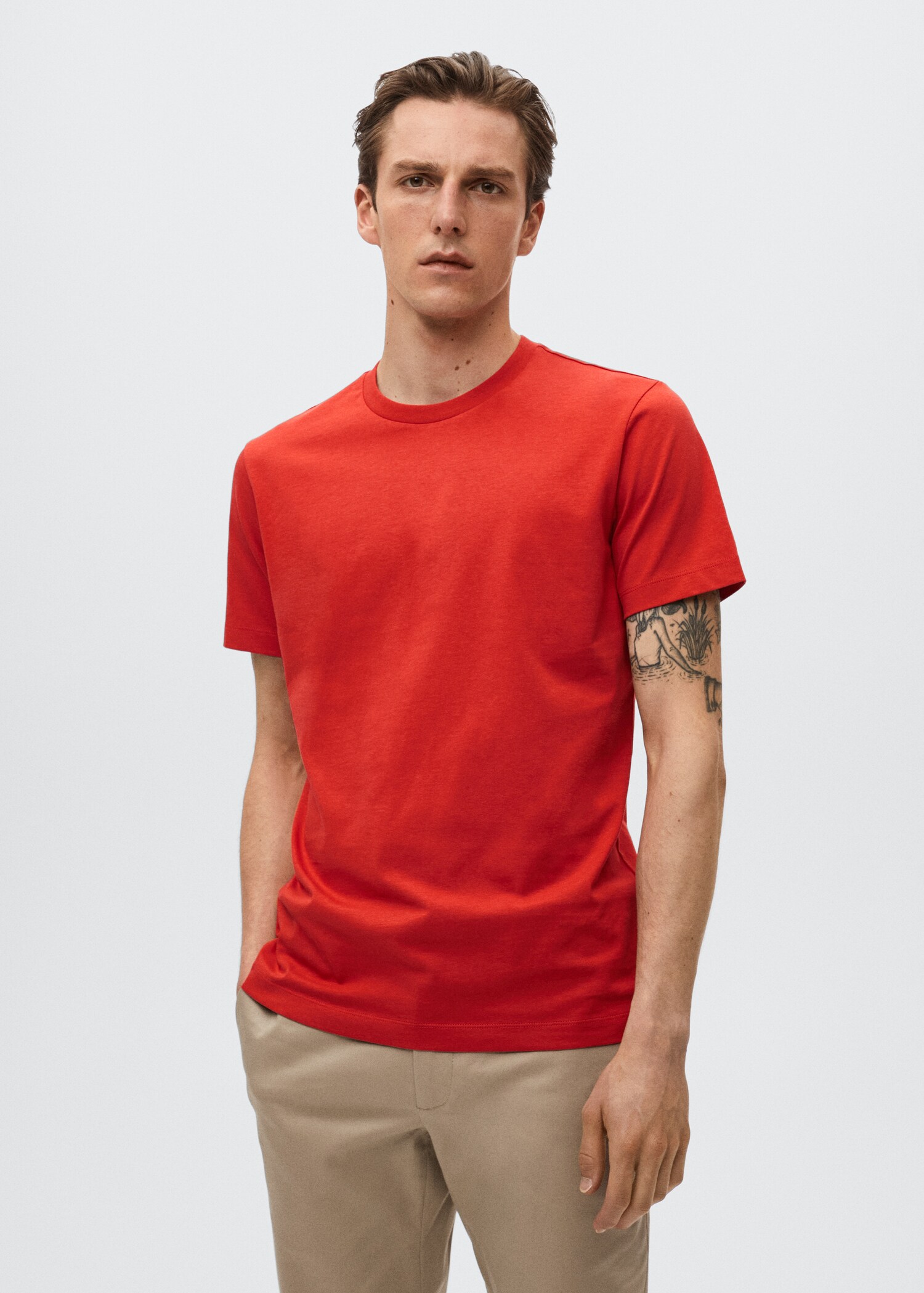 T-shirt basique coton durable - Plan moyen