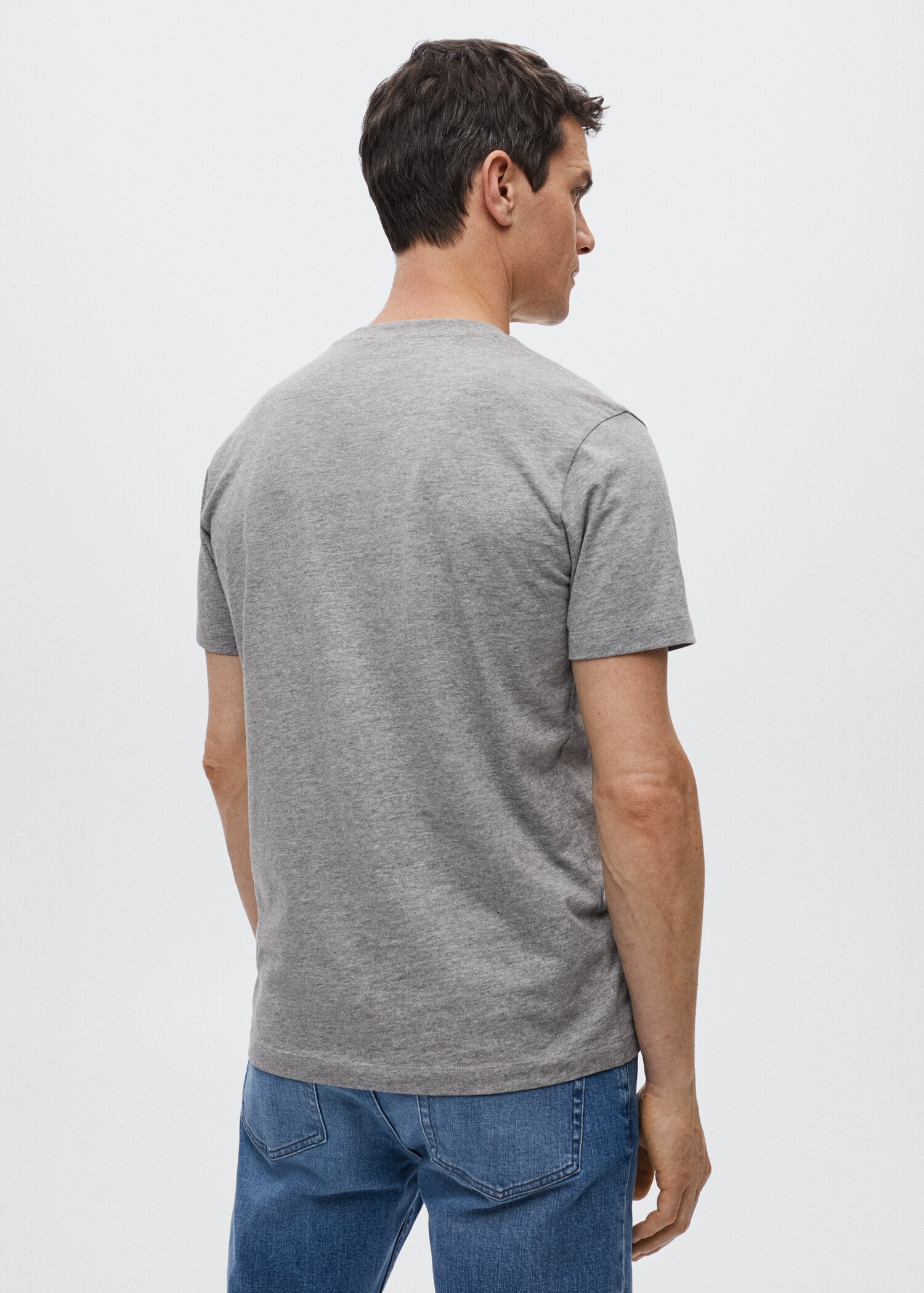 T-shirt basique coton durable - Verso de l’article
