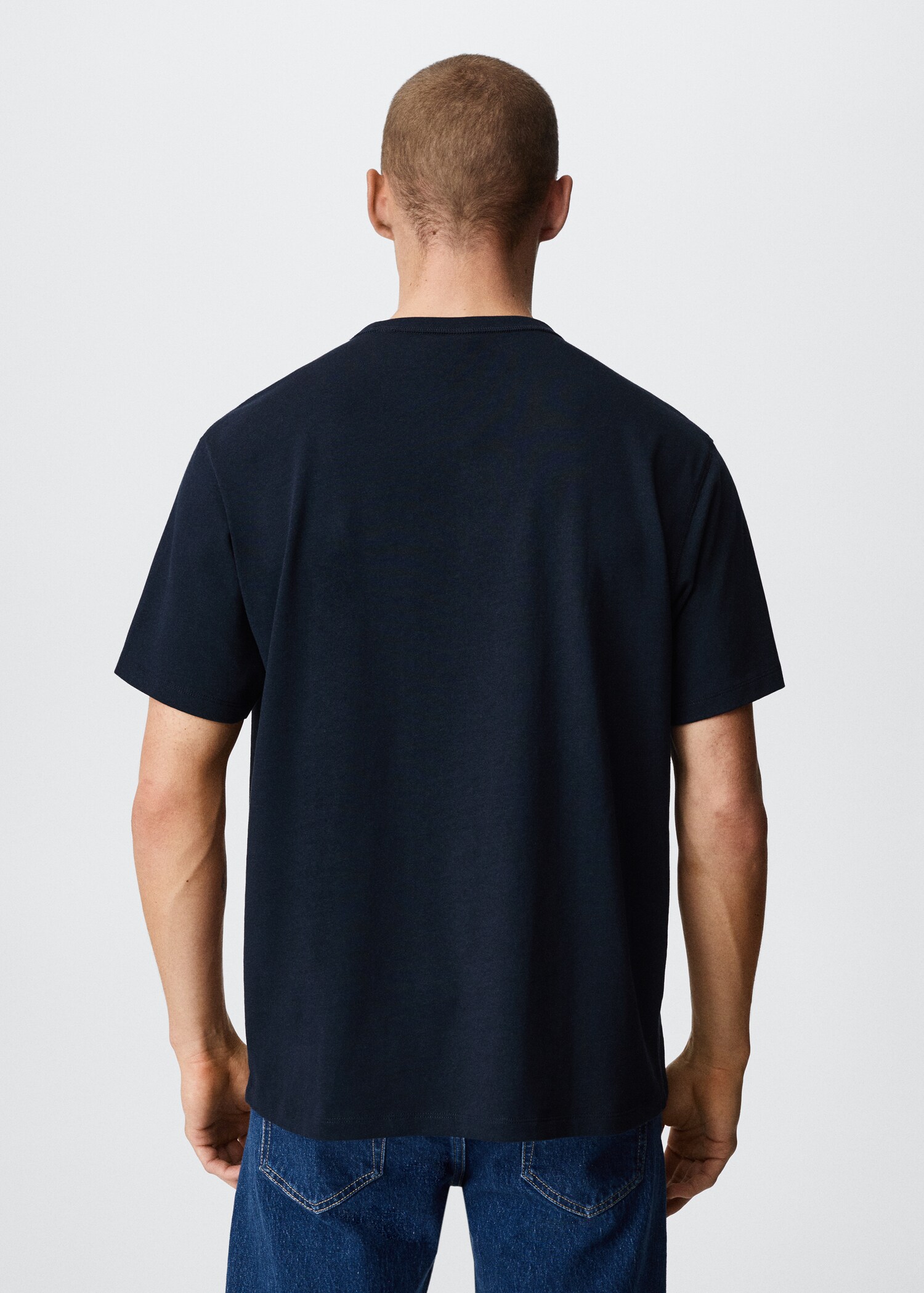 Relaxed fit cotton t-shirt - Reverse of the article