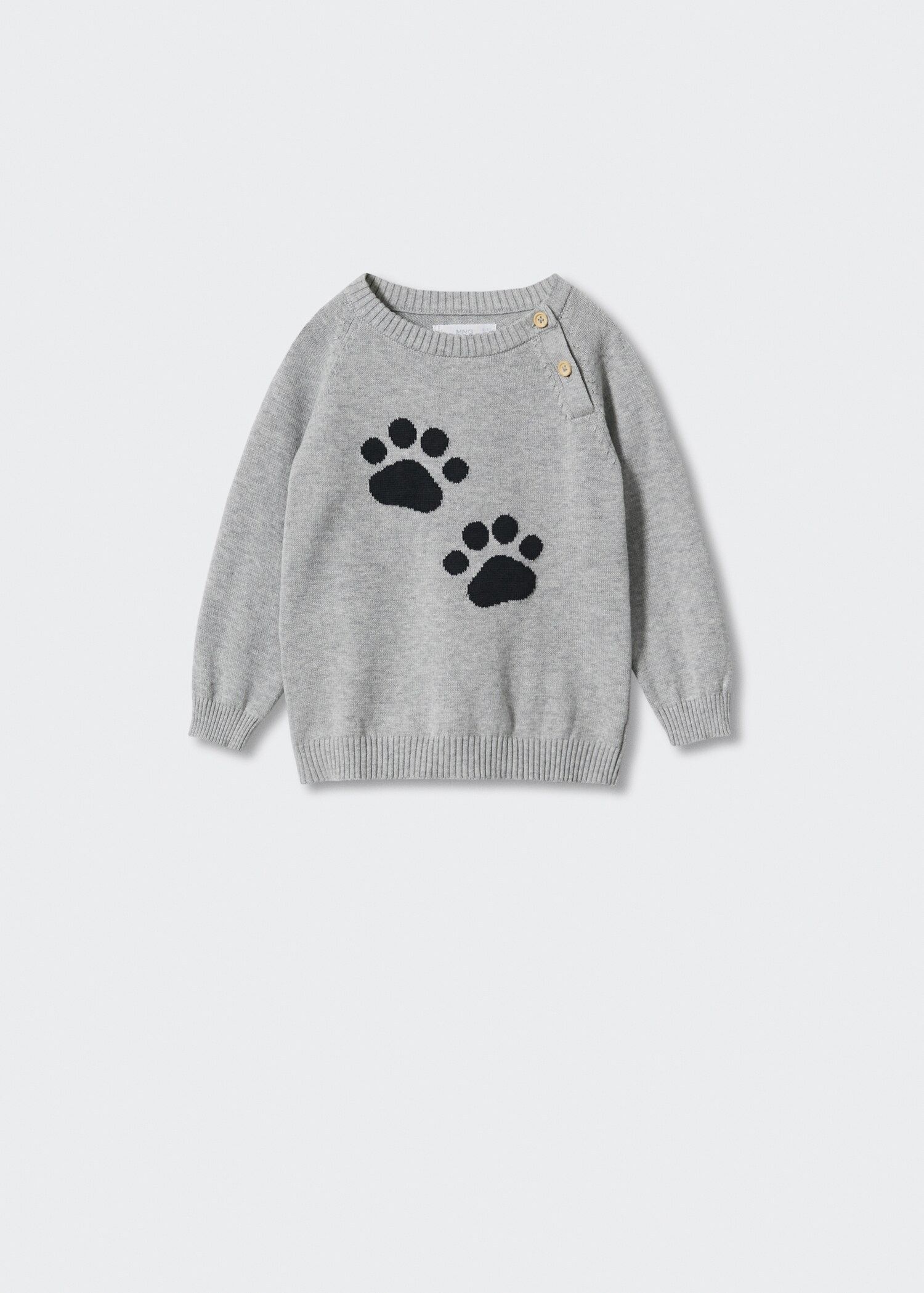 Printed cotton sweater - Article without model