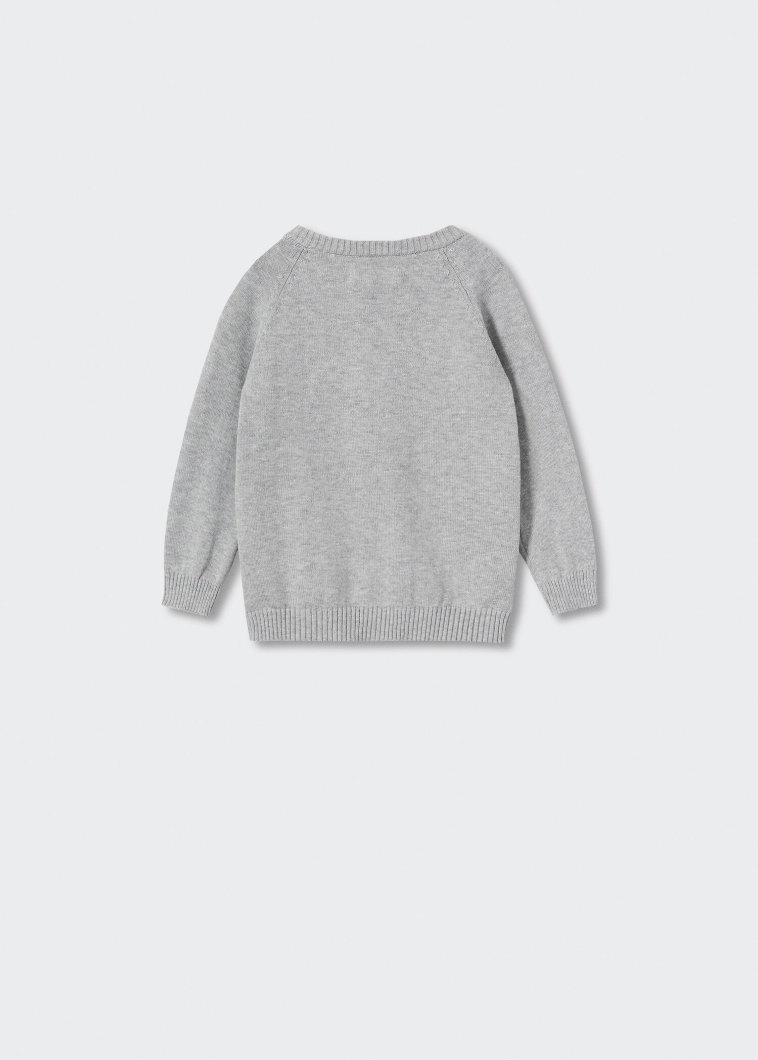 Printed cotton sweater - Reverse of the article