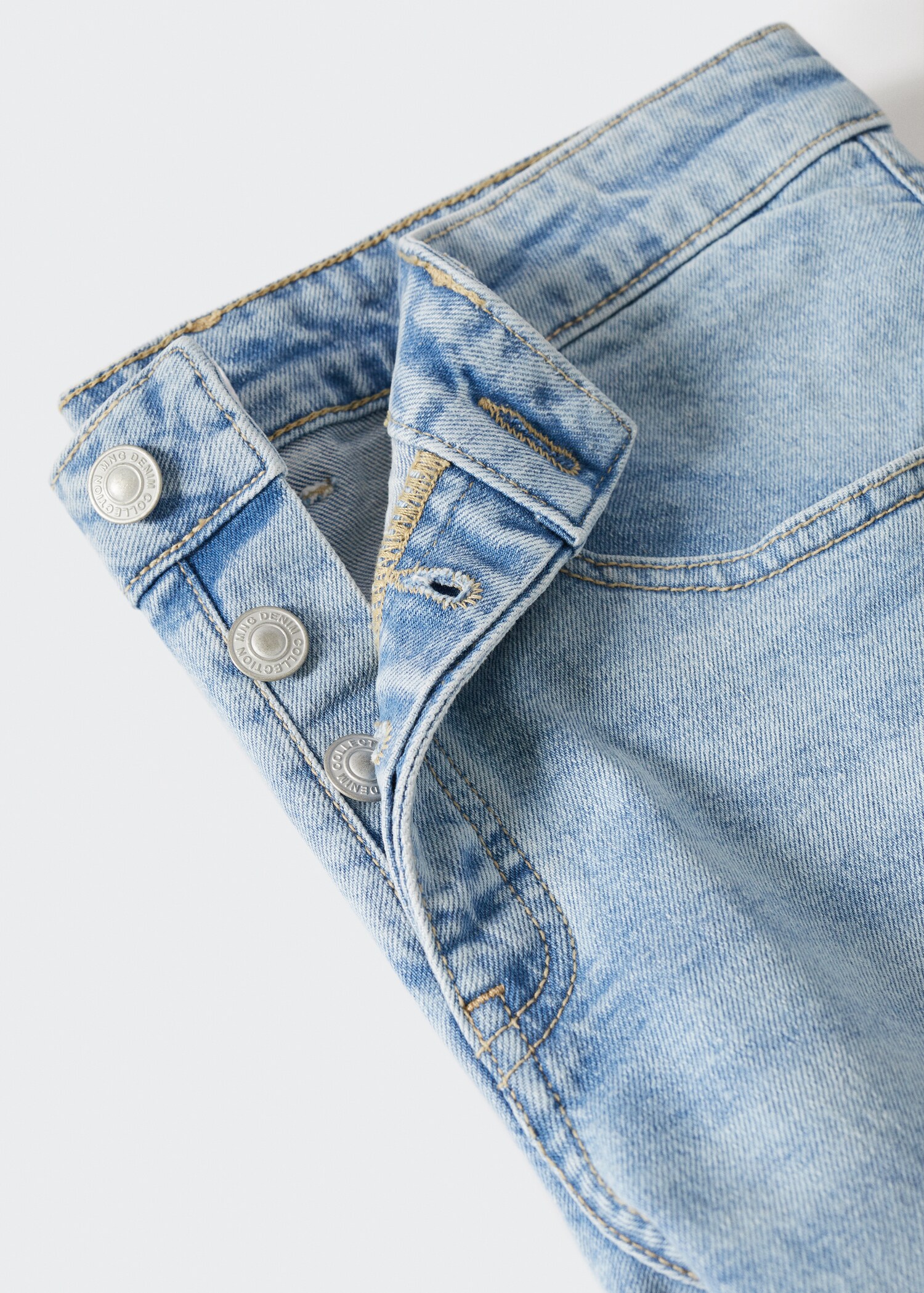 Cotton denim shorts - Details of the article 8
