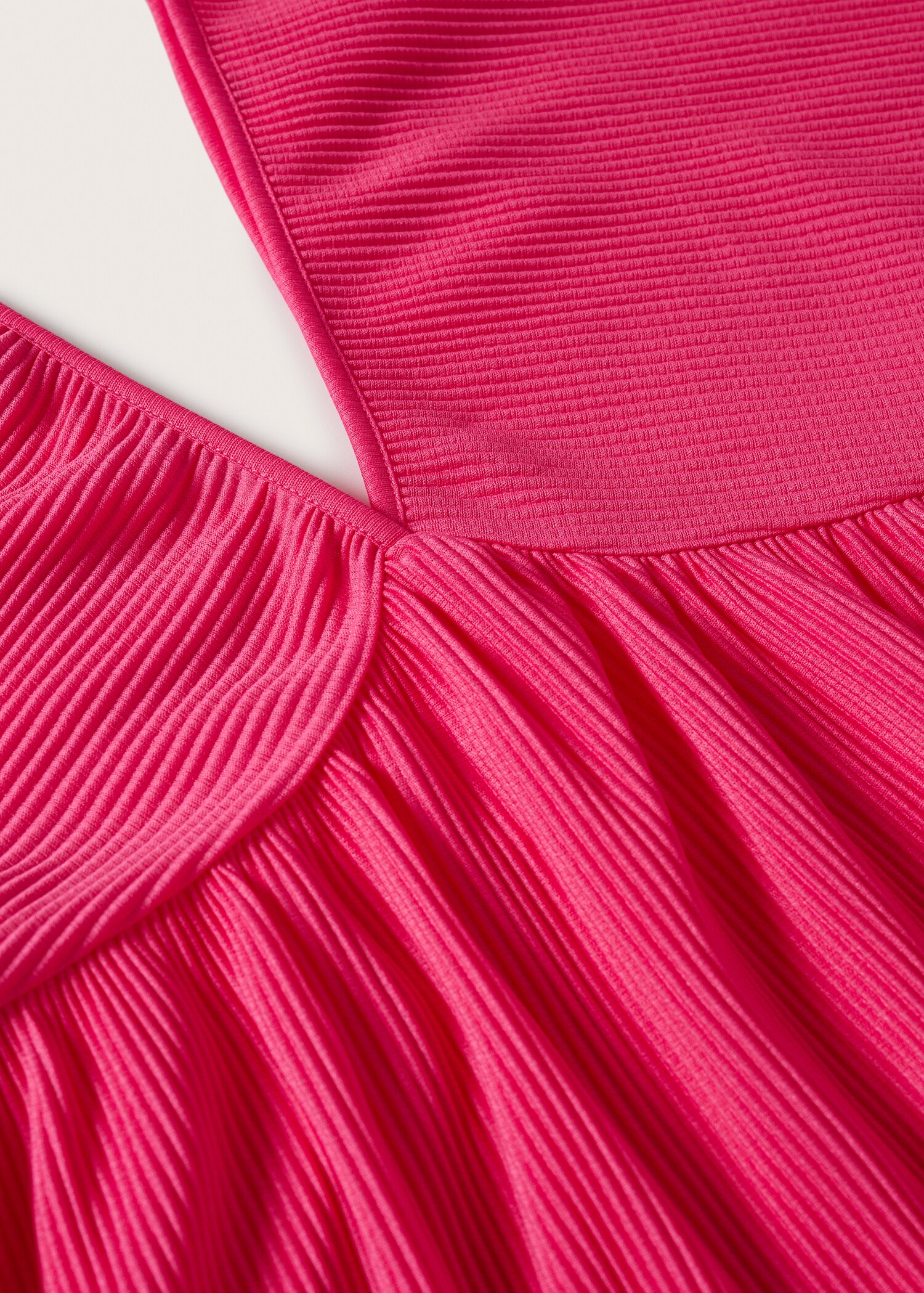 Textured short dress - Details of the article 8