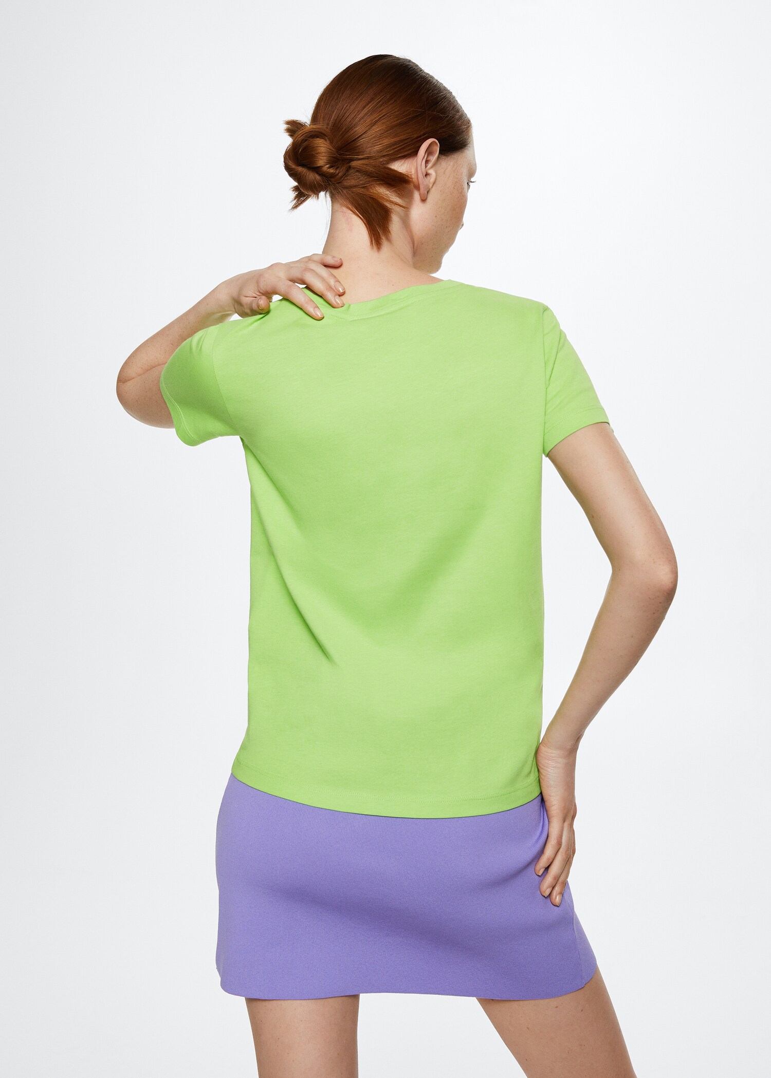 T-shirt basique en coton - Verso de l’article
