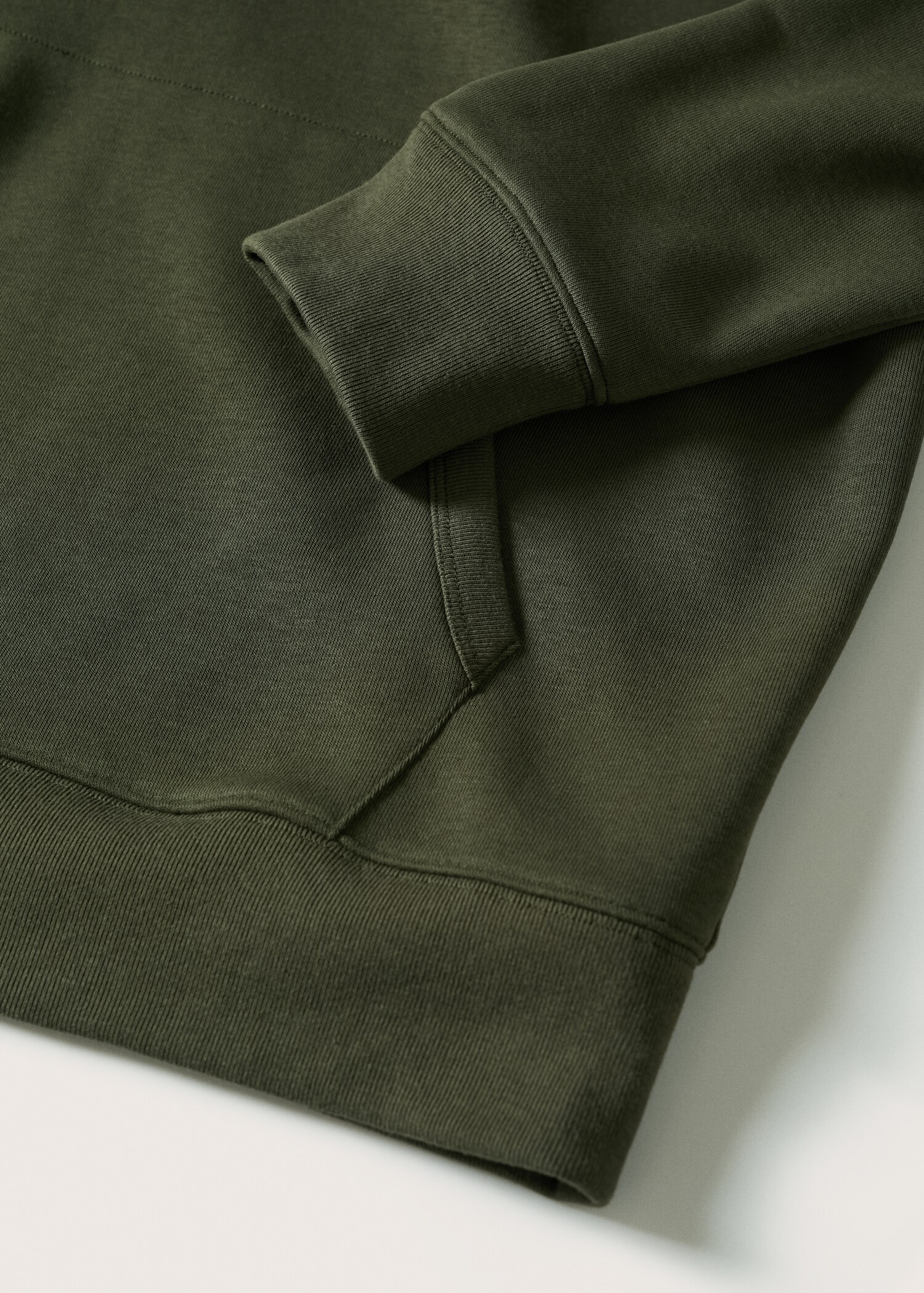 Leichte Basic-Sweatshirt mit Kapuze - Detail des Artikels 7