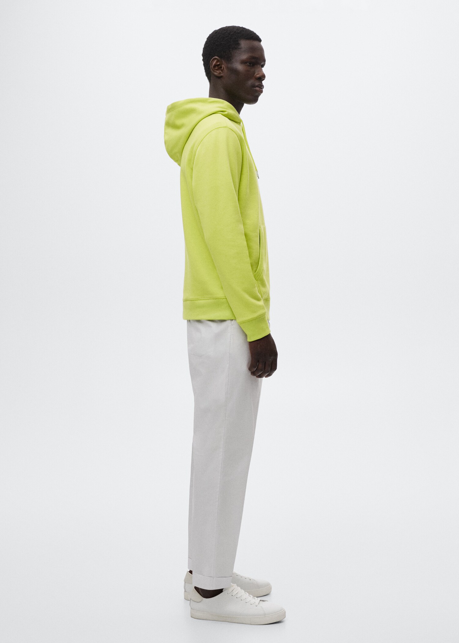 Leichte Basic-Sweatshirt mit Kapuze - Detail des Artikels 2