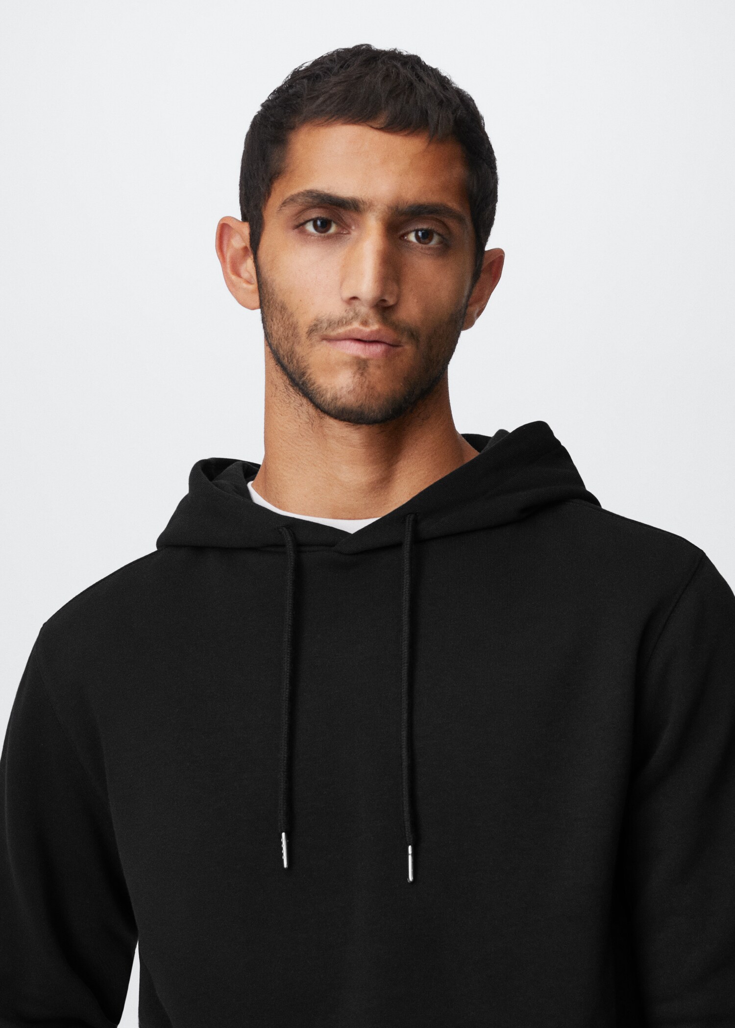 Leichte Basic-Sweatshirt mit Kapuze - Detail des Artikels 1