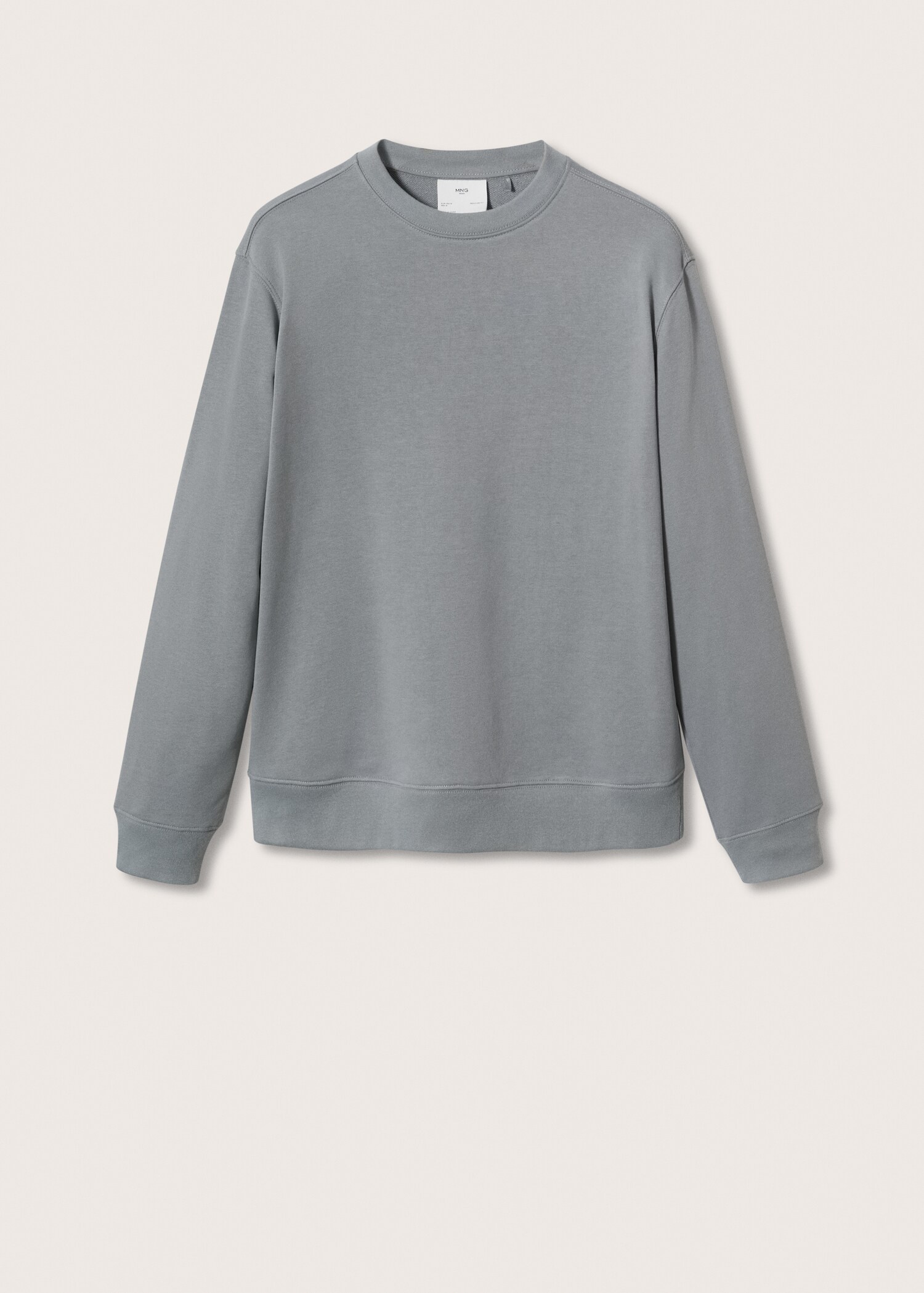 Lätt sweatshirt bomull - Artikel utan modell