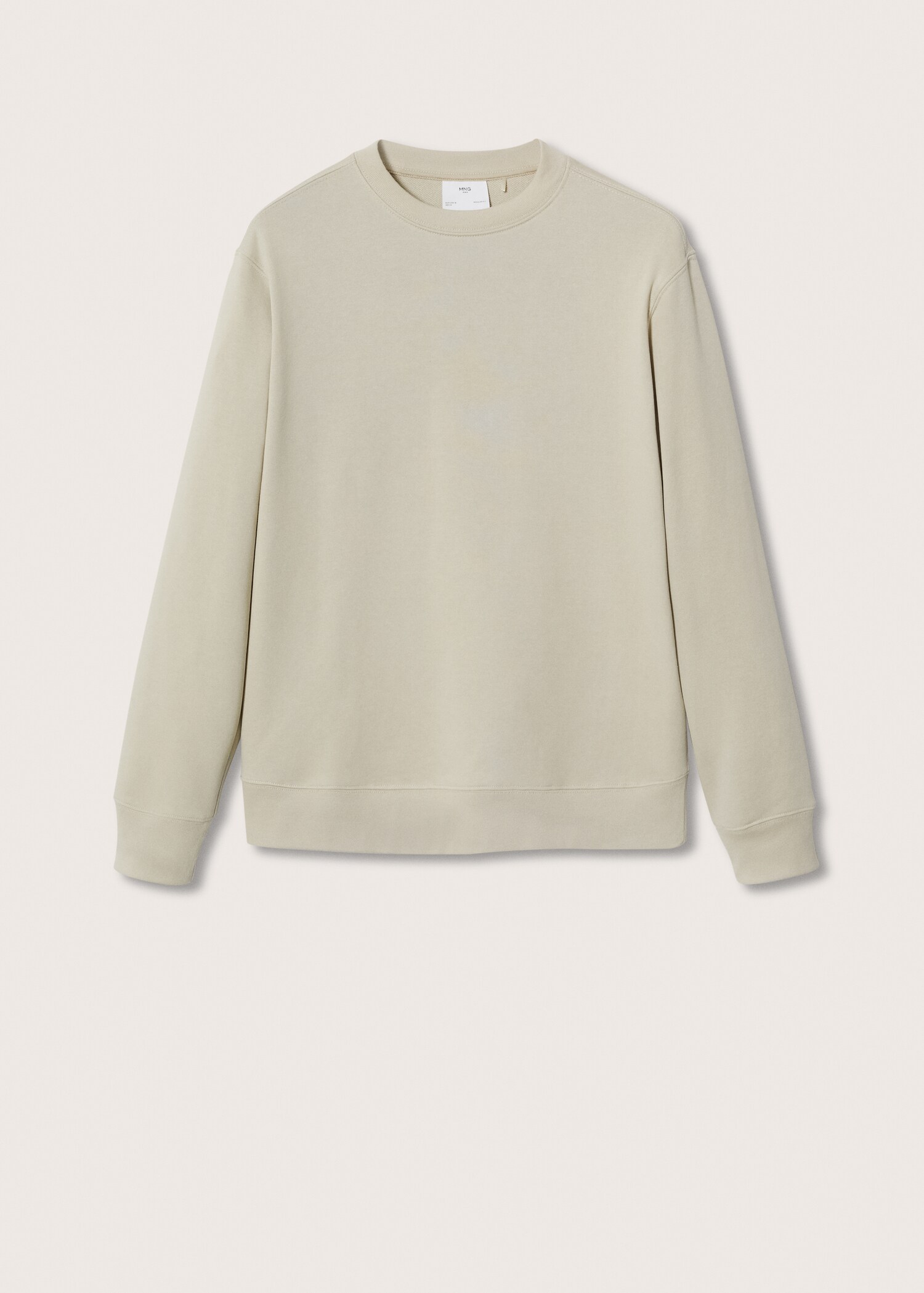 Lätt sweatshirt bomull - Artikel utan modell