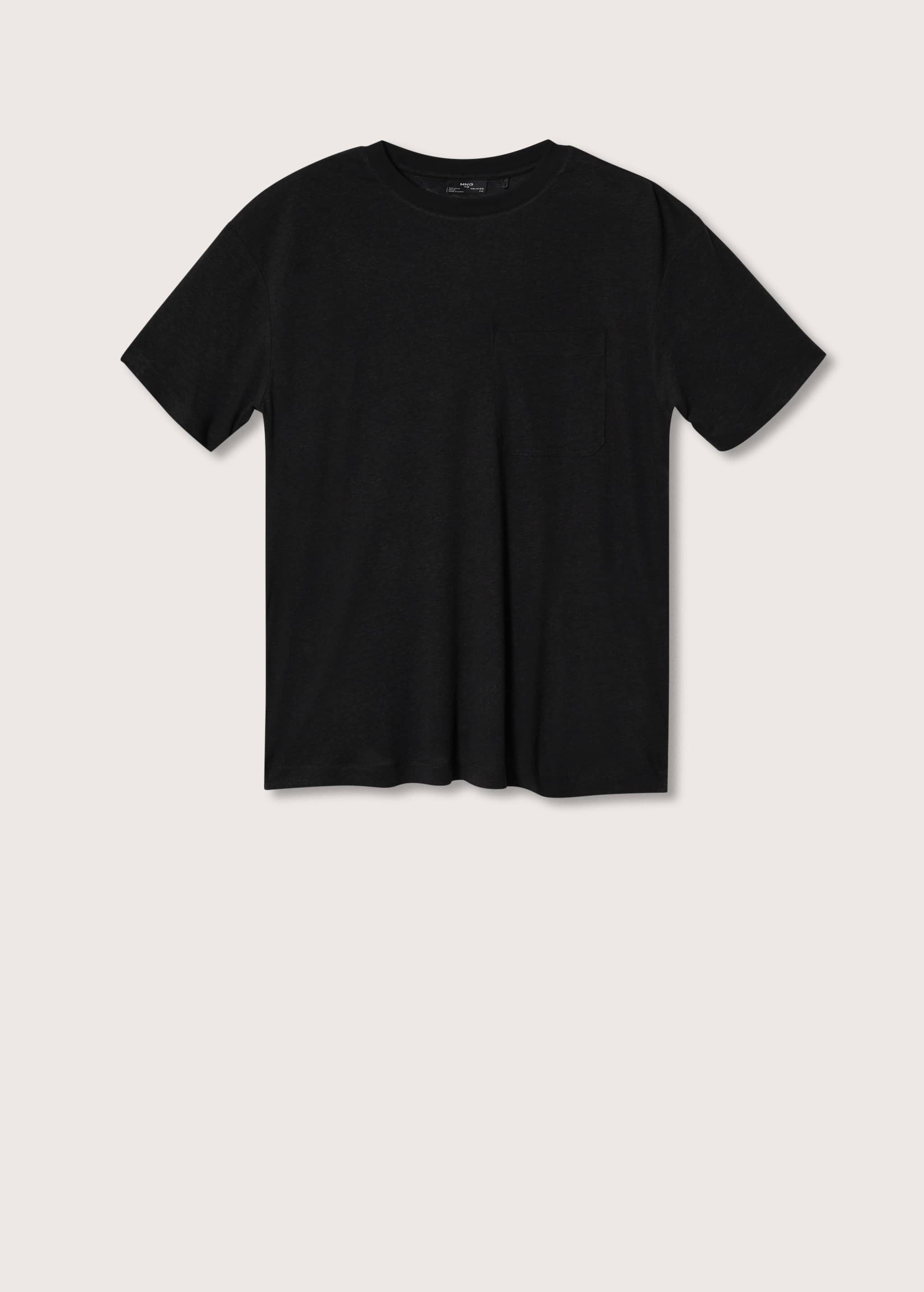 Camiseta fluida lino - Artículo sin modelo