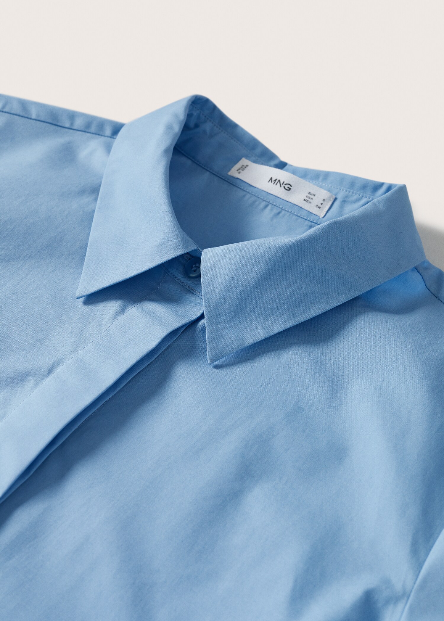 Cotton shirt dress - Details of the article 8