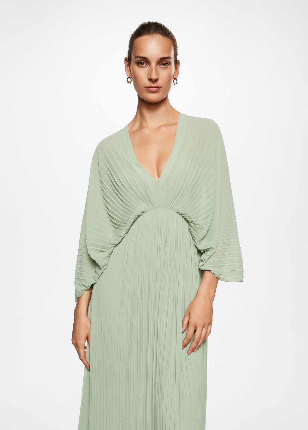 Flowy pleated dress