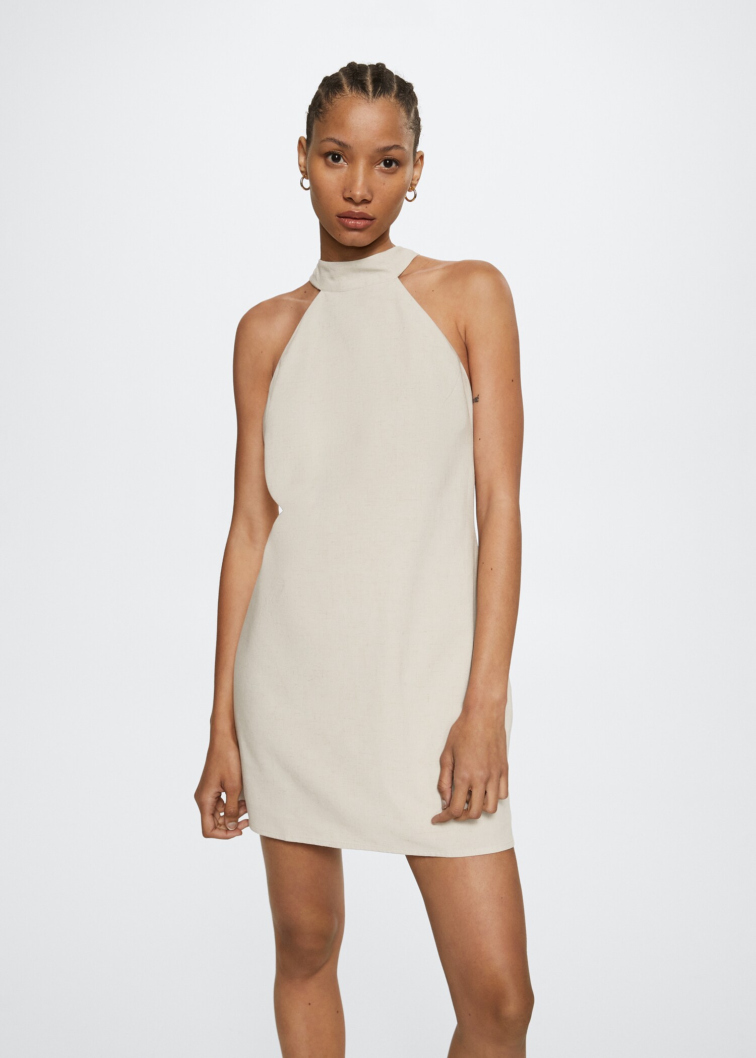 Cut-out back dress - Medium plane
