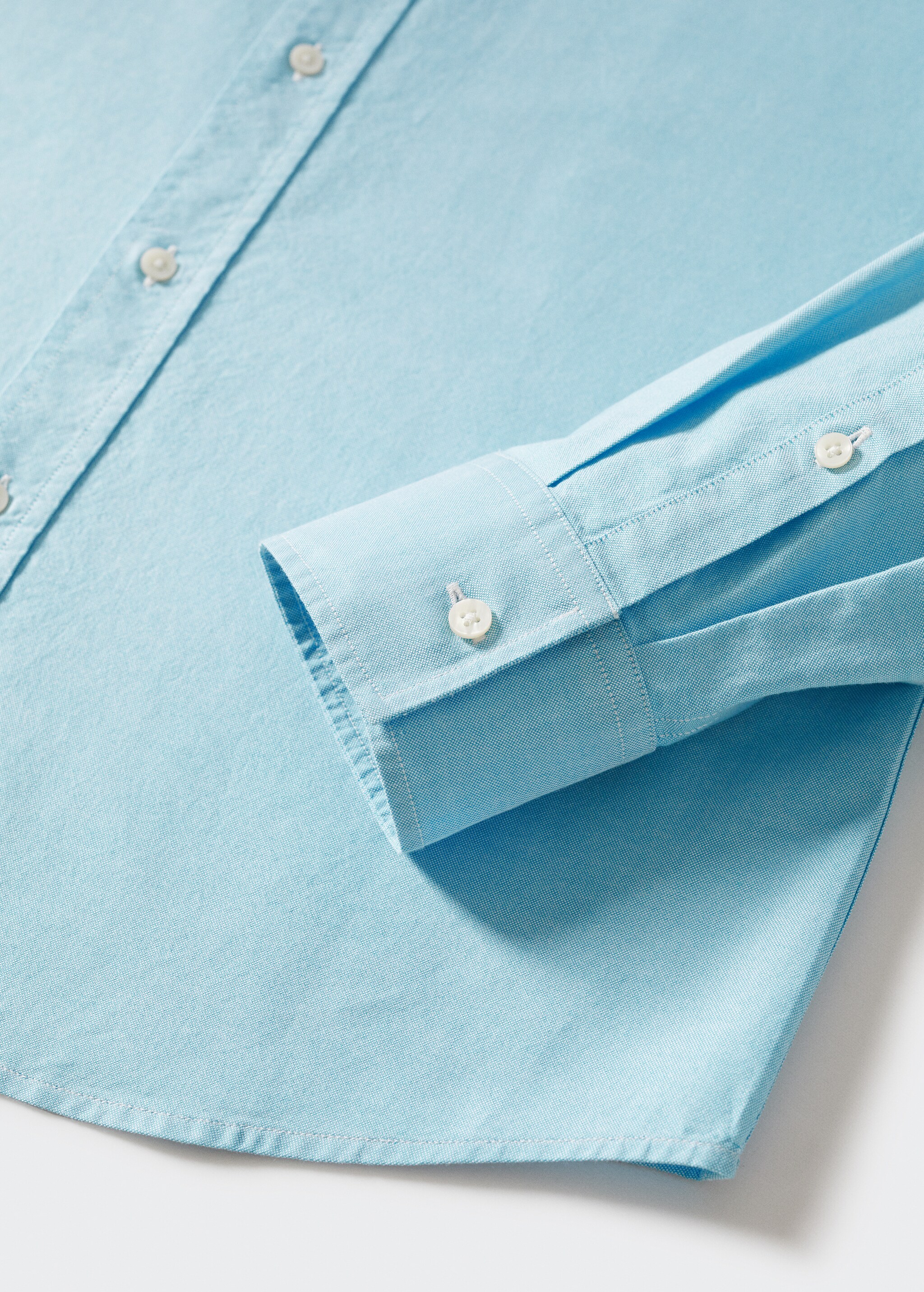 Regular fit cotton shirt - Details of the article 7