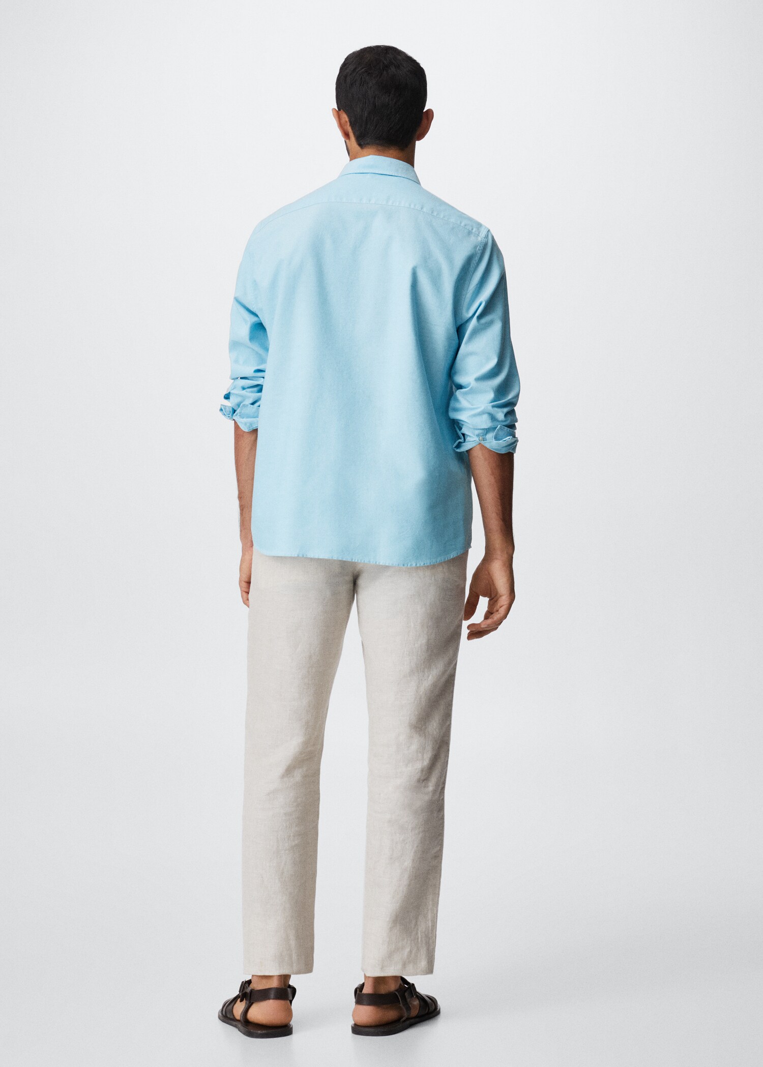 Camisa regular fit cotó - Revers de l'article