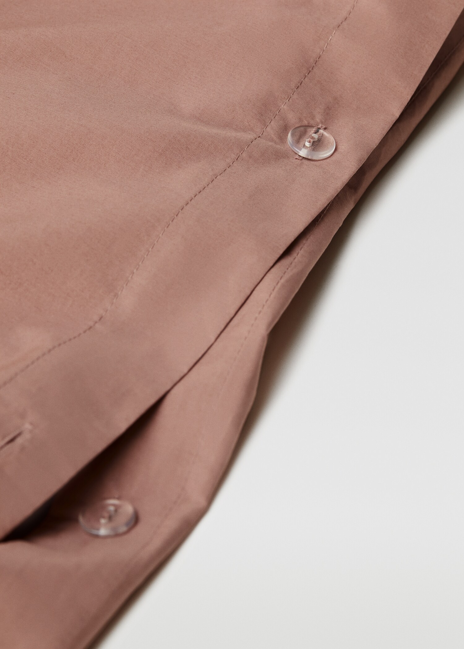 Percale cotton duvet cover (300 threads) 180/200cm bed - Medium plane