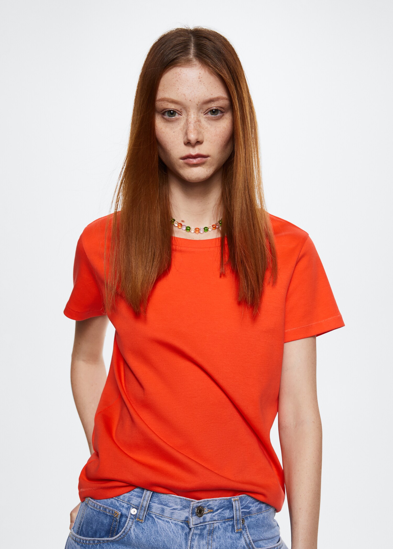 Premium cotton t-shirt - Medium plane