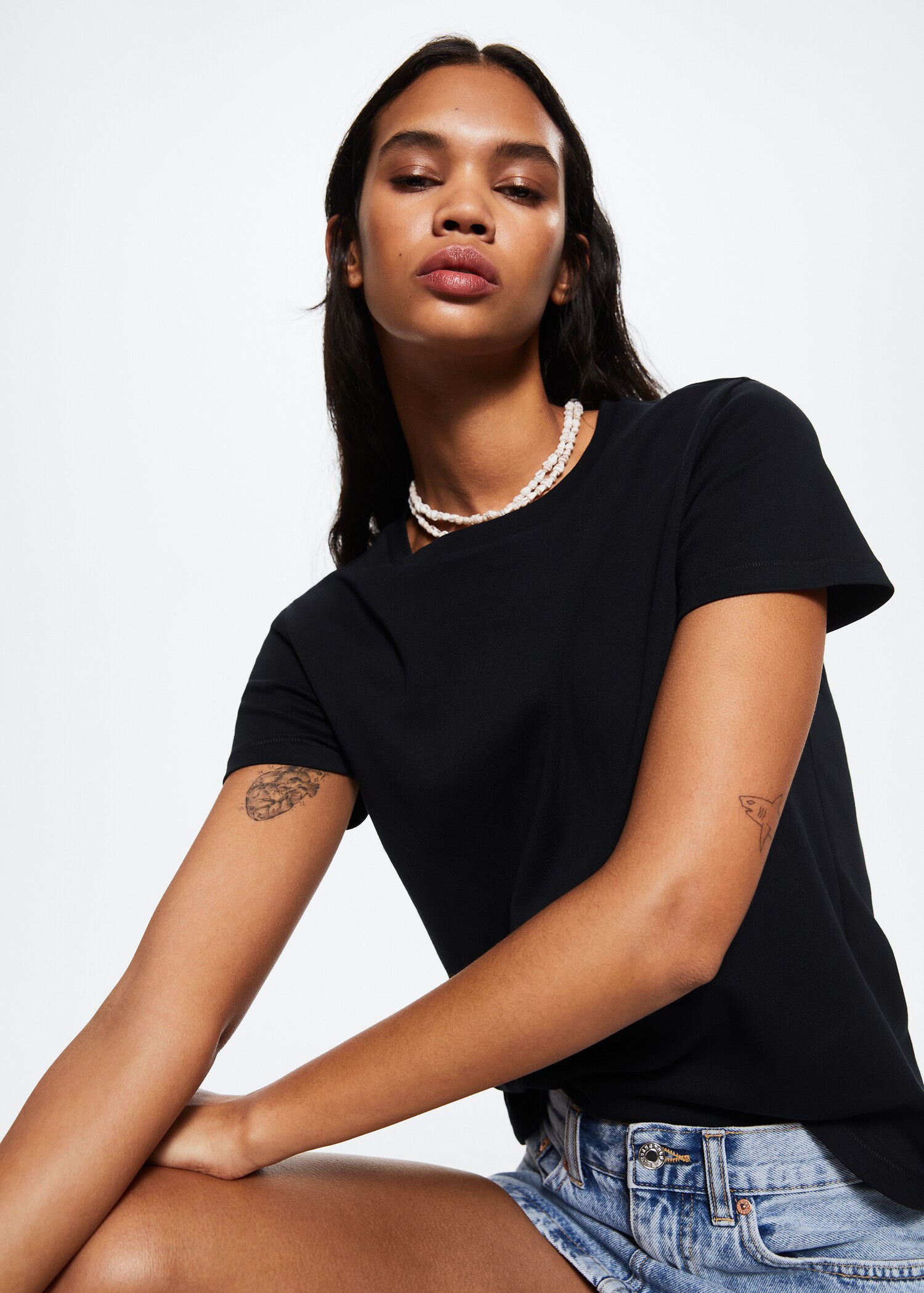 Premium-Baumwoll-T-Shirt - Detail des Artikels 2