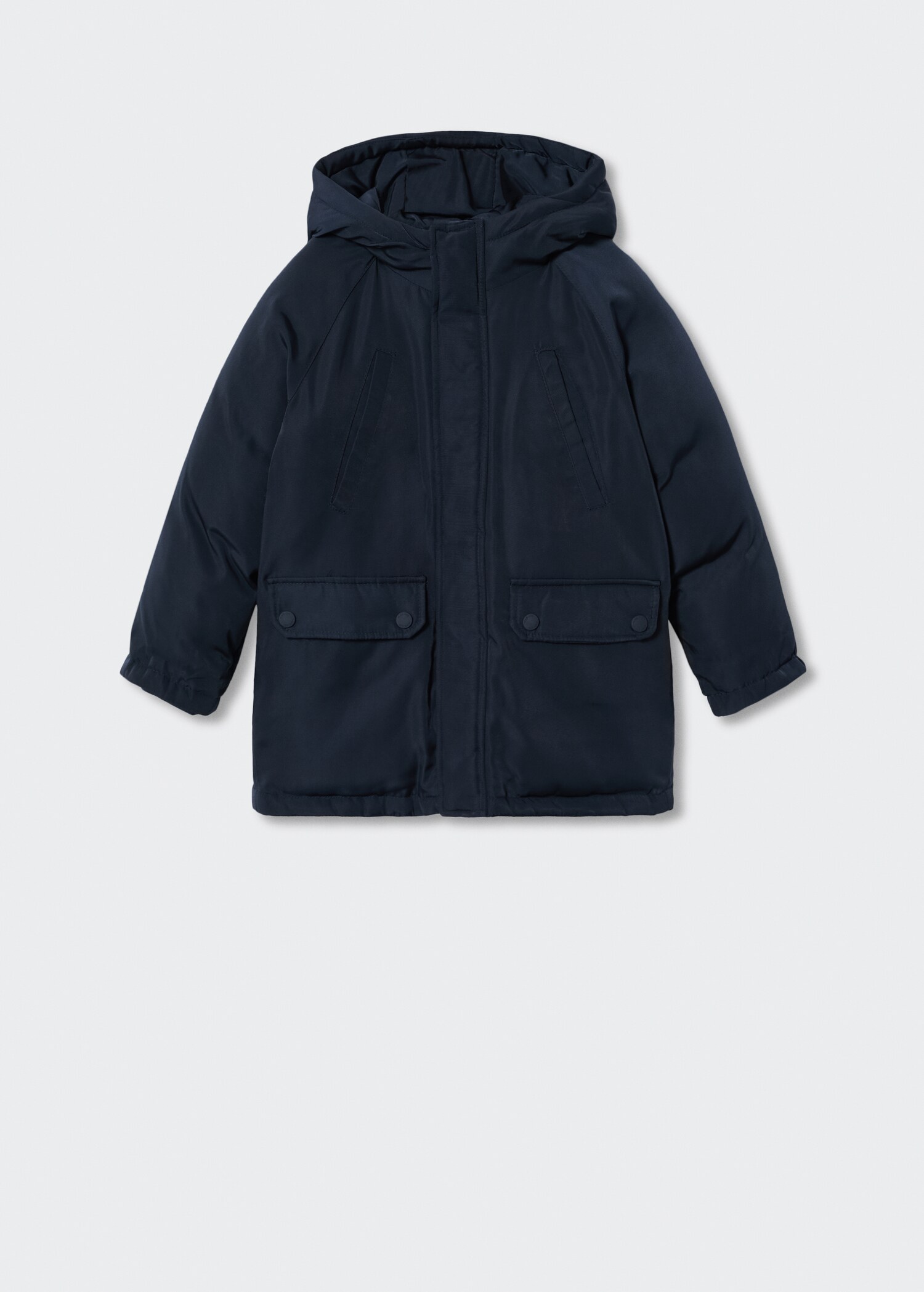 Hood quilted coat - Article without model