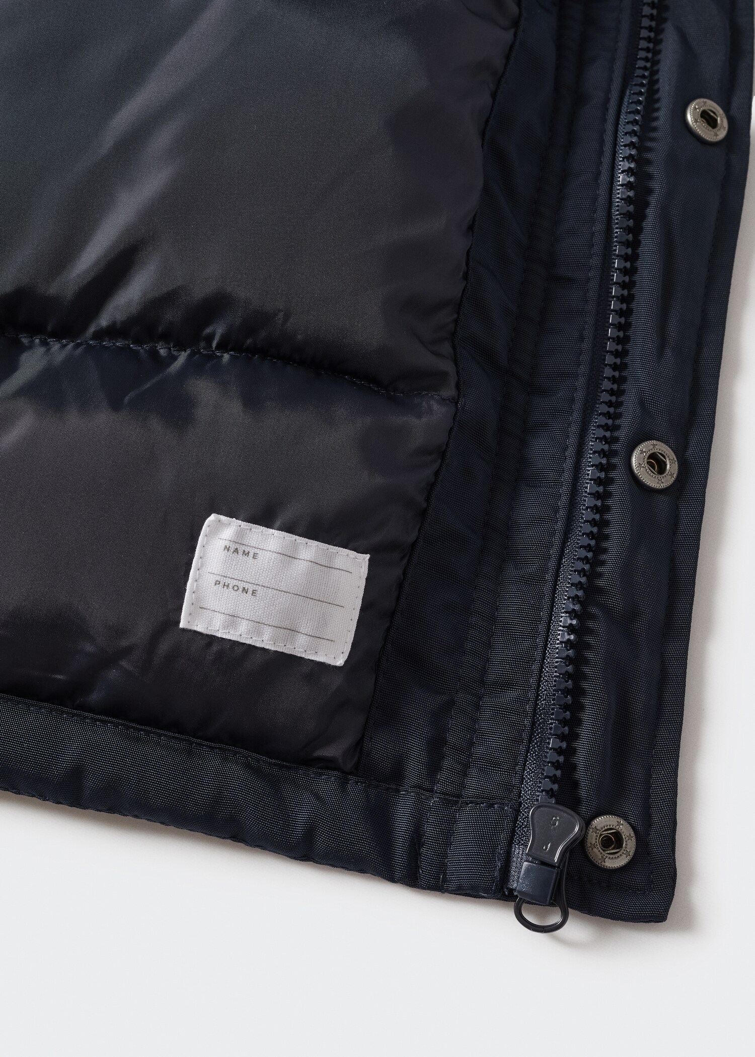 Hood quilted coat - Details of the article 8