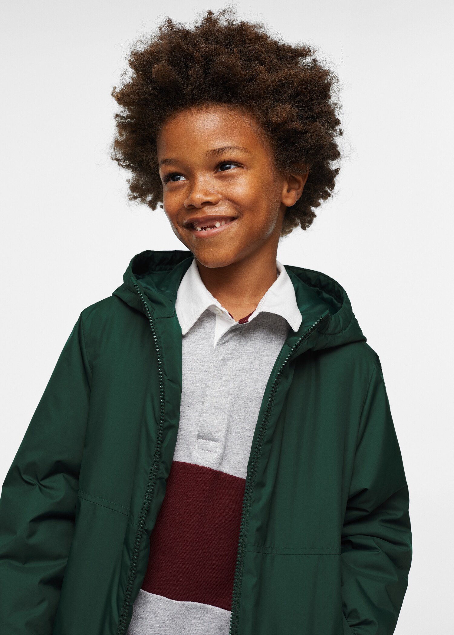 Hooded coat - Details of the article 1