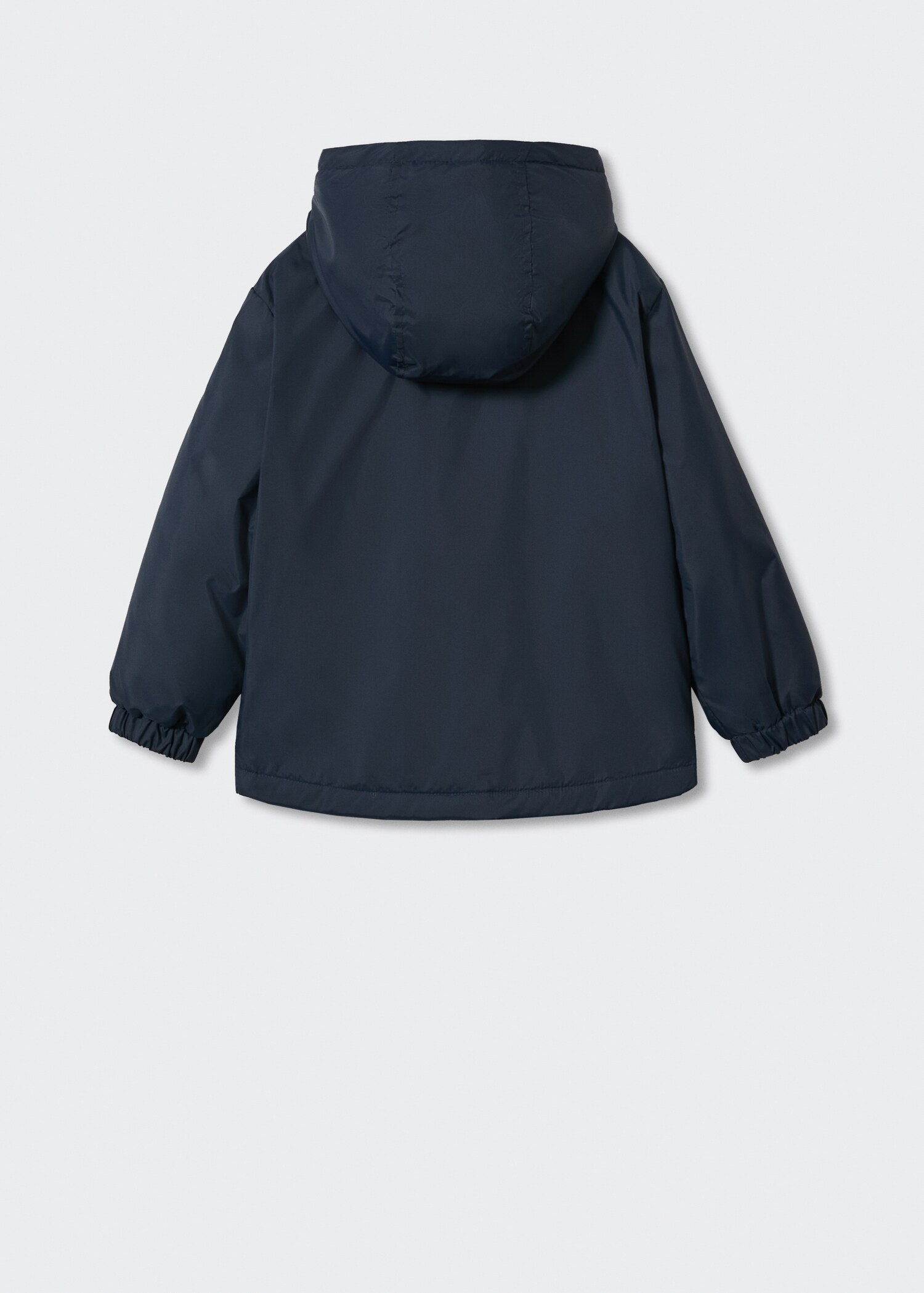 Hooded coat - Reverse of the article