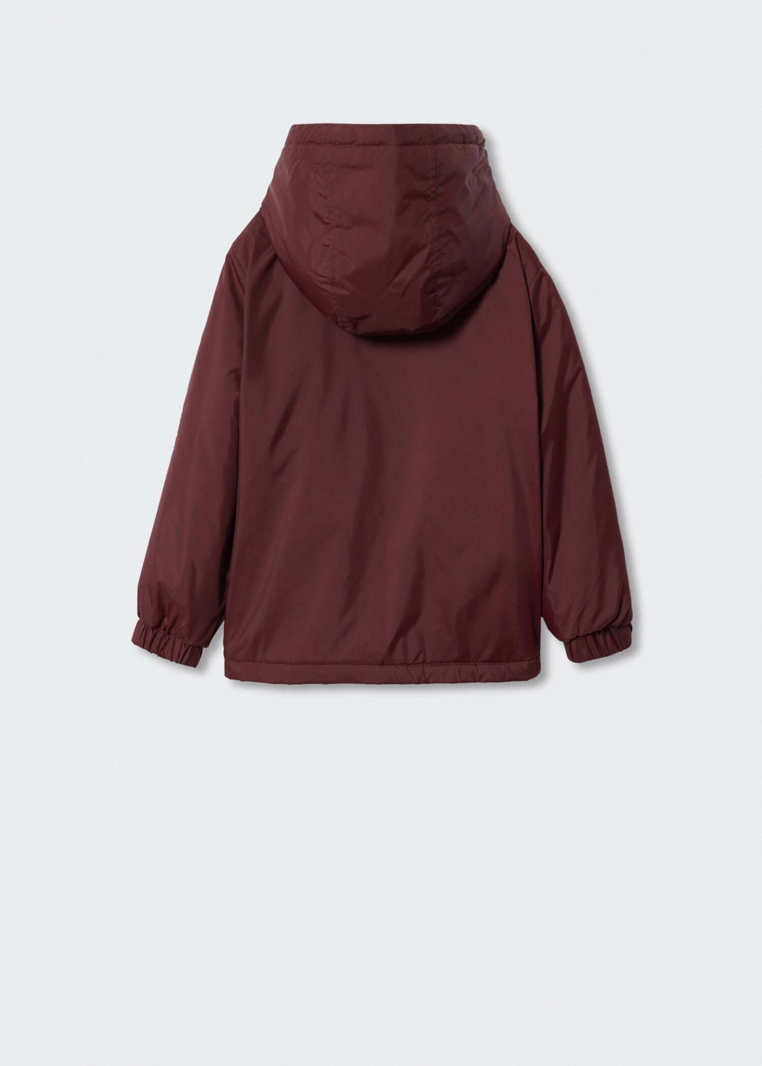 Hooded coat - Reverse of the article